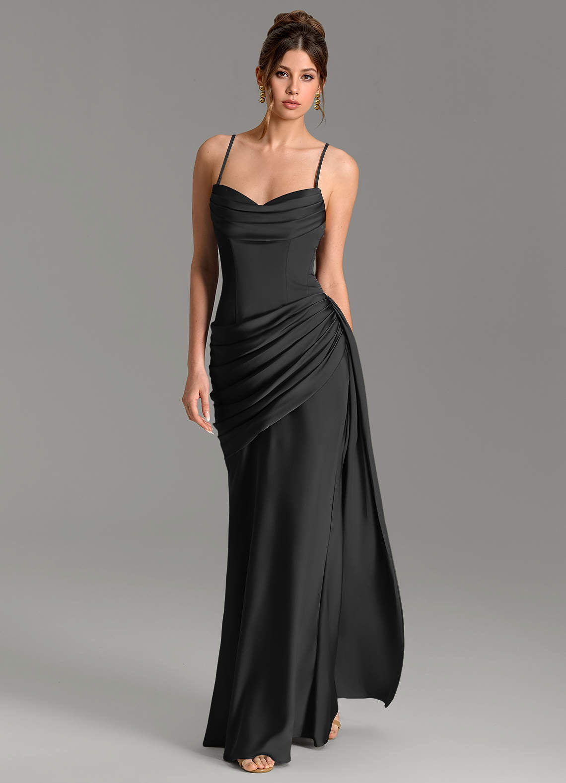 Zorah Mermaid Sweetheart Stretch Satin Bridesmaid Dress