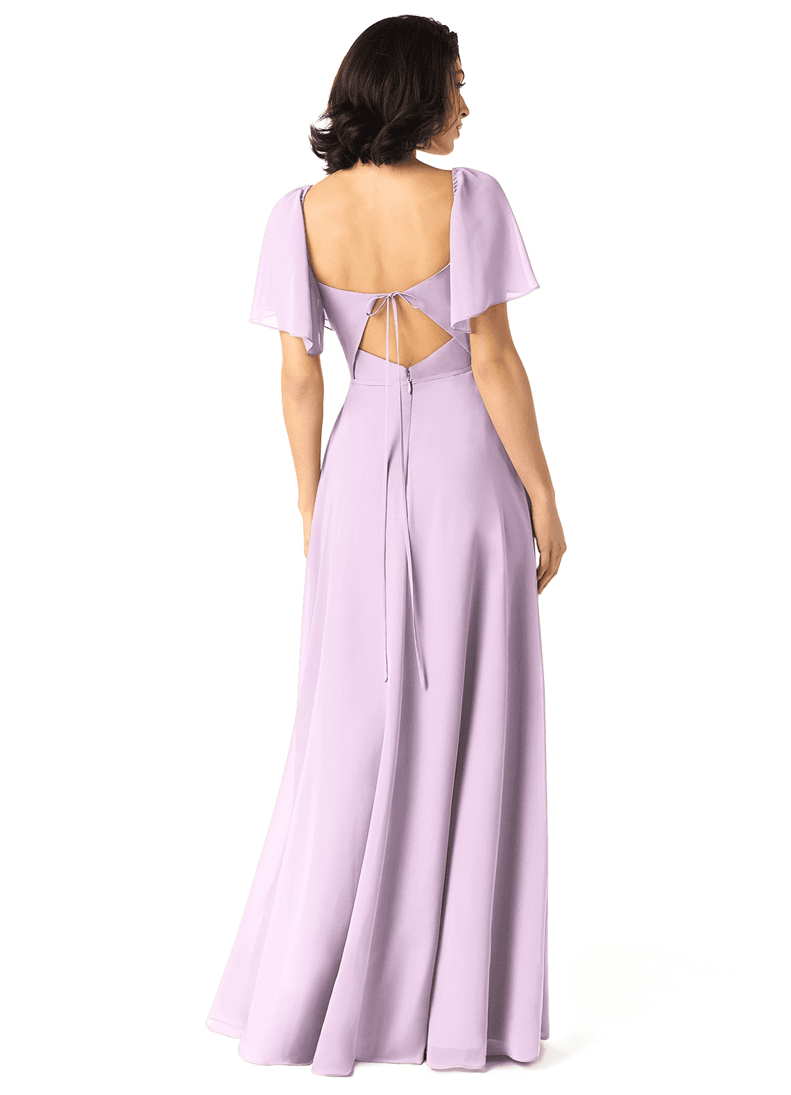 Chloe A-Line Sweetheart Chiffon Bridesmaid Dress in Frosted Lilac