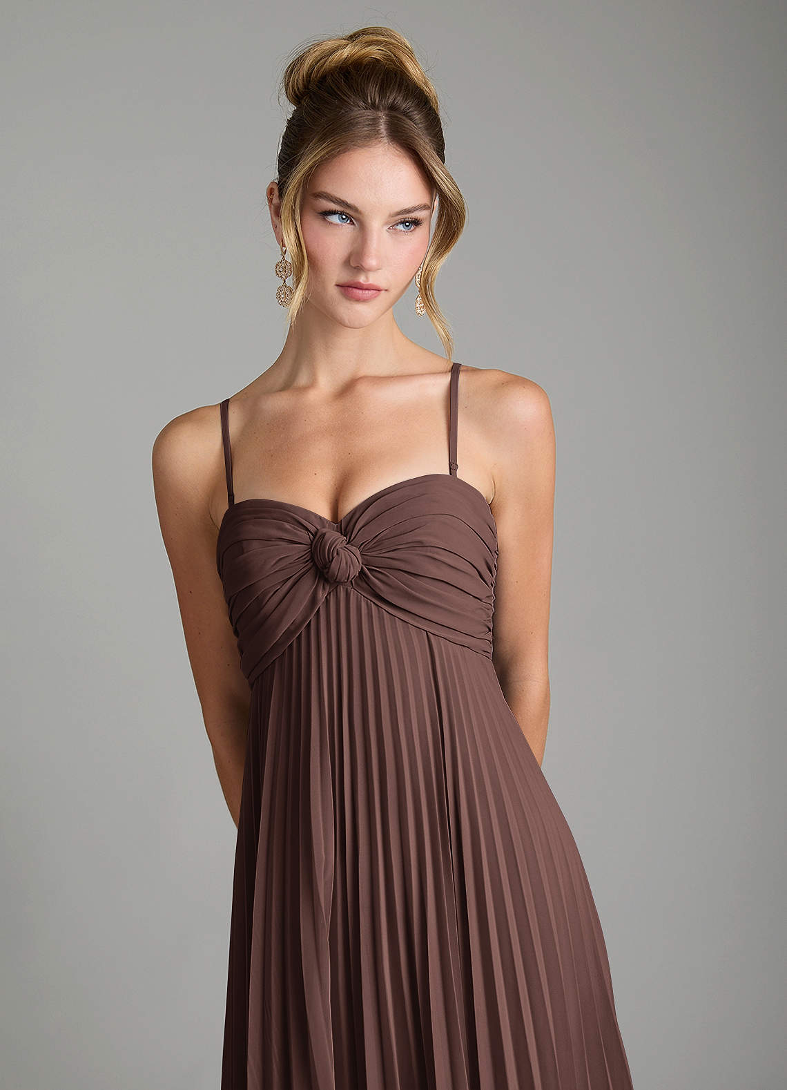 Tempest A-Line Sweetheart Chiffon Bridesmaid Dress in Ganache