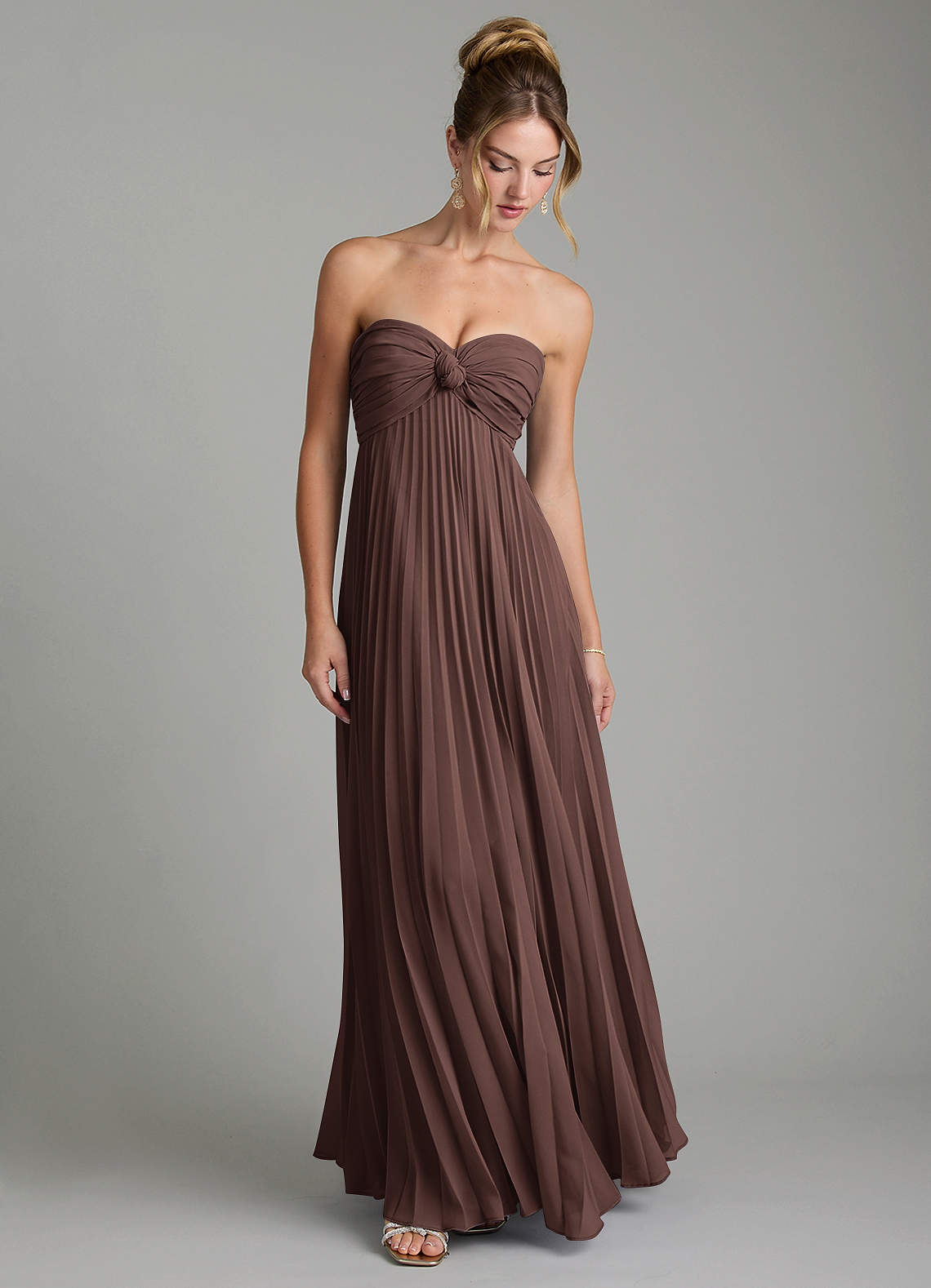 Tempest A-Line Sweetheart Chiffon Bridesmaid Dress in Ganache