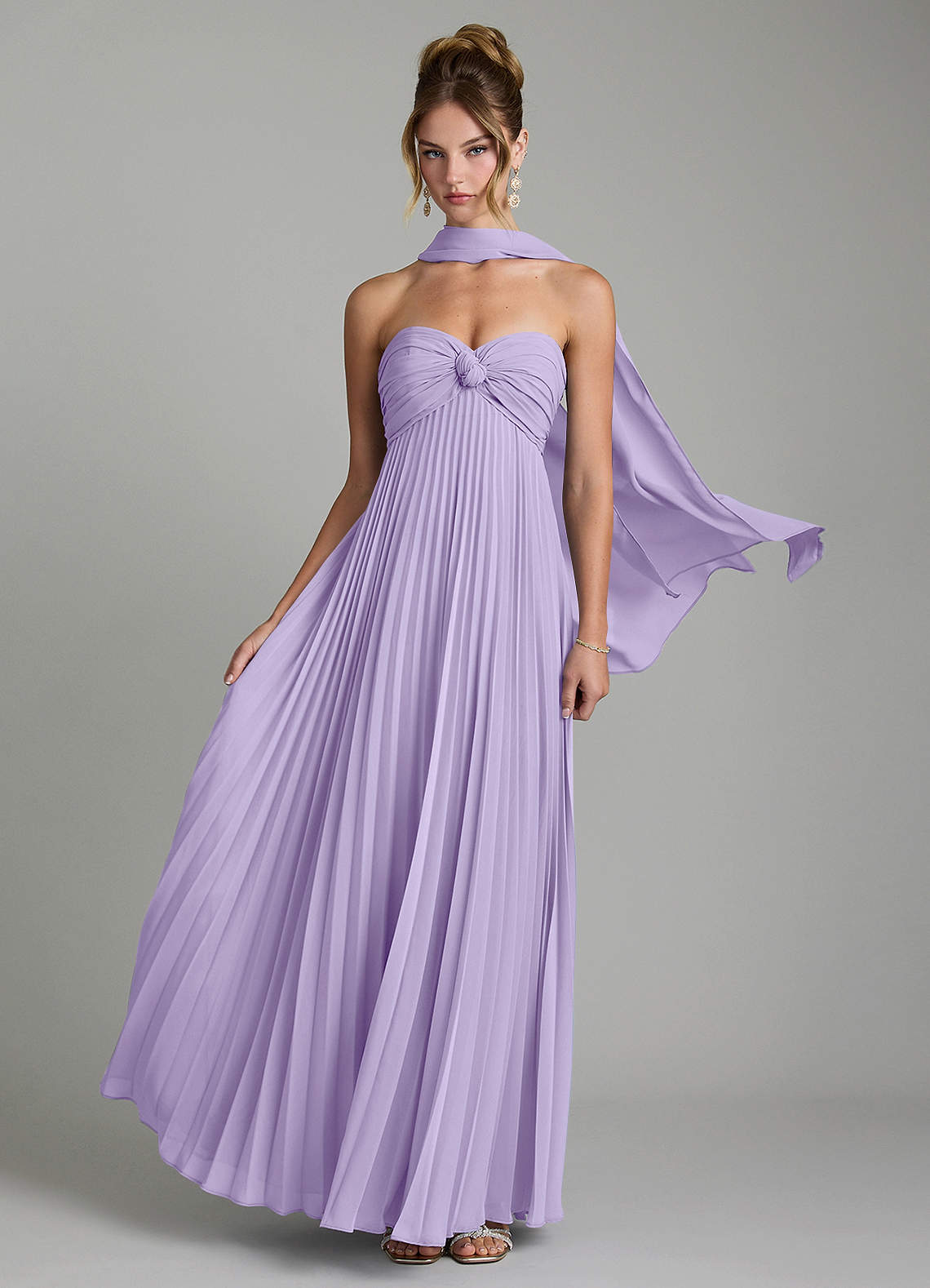 Tempest A-Line Sweetheart Chiffon Bridesmaid Dress in Lilac