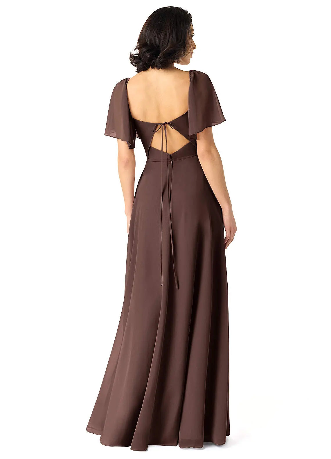 Chloe A-Line Sweetheart Chiffon Bridesmaid Dress in Ganache