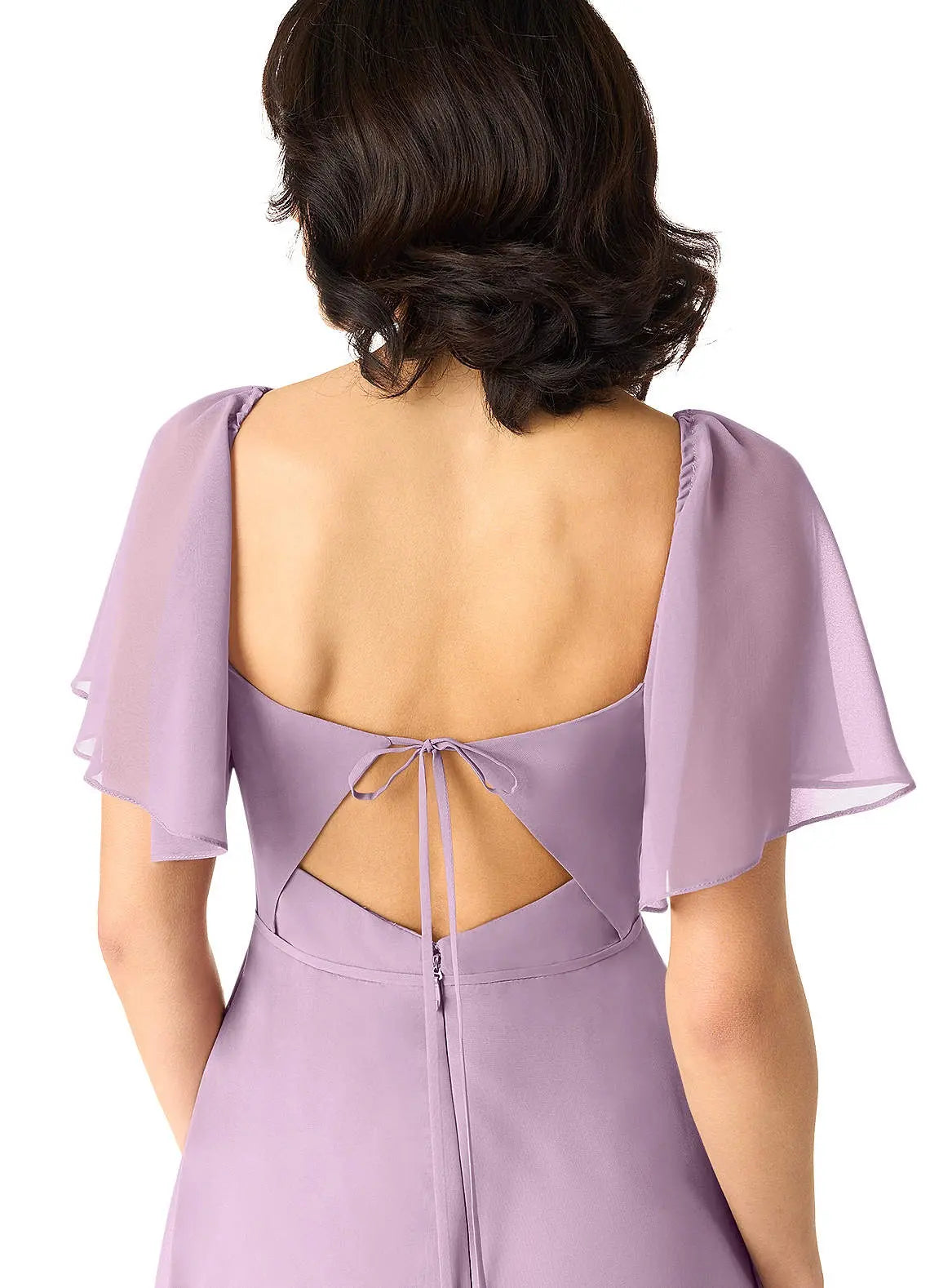 Chloe A-Line Sweetheart Chiffon Bridesmaid Dress in Wisteria