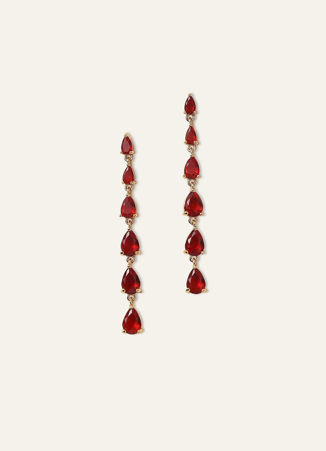 Bold Beauty Earrings — Red — 图 17/39