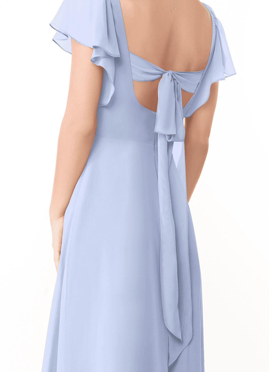 Syenna A-Line V-Neck Chiffon Bridesmaid Dress in Royal Blue