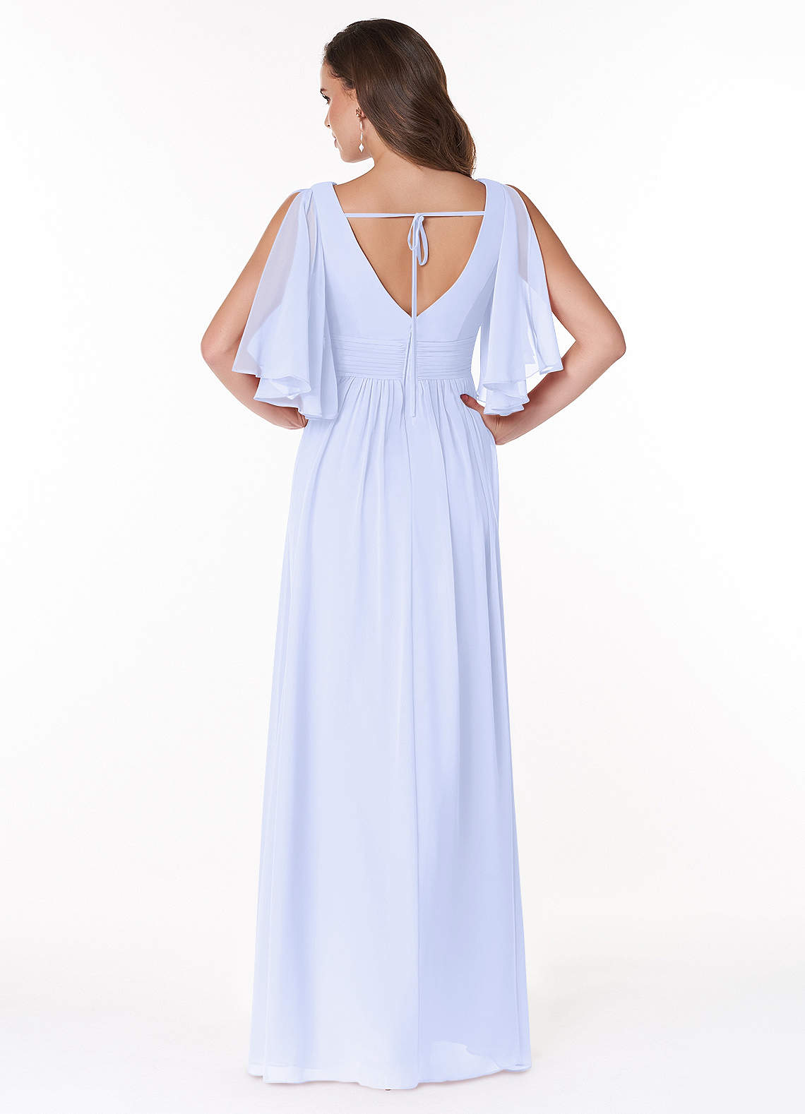Temeka A-Line V-Neck Chiffon Bridesmaid Dress