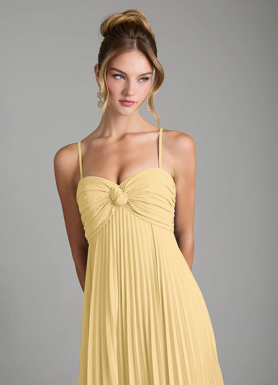 Tempest A-Line Sweetheart Chiffon Bridesmaid Dress in Butter