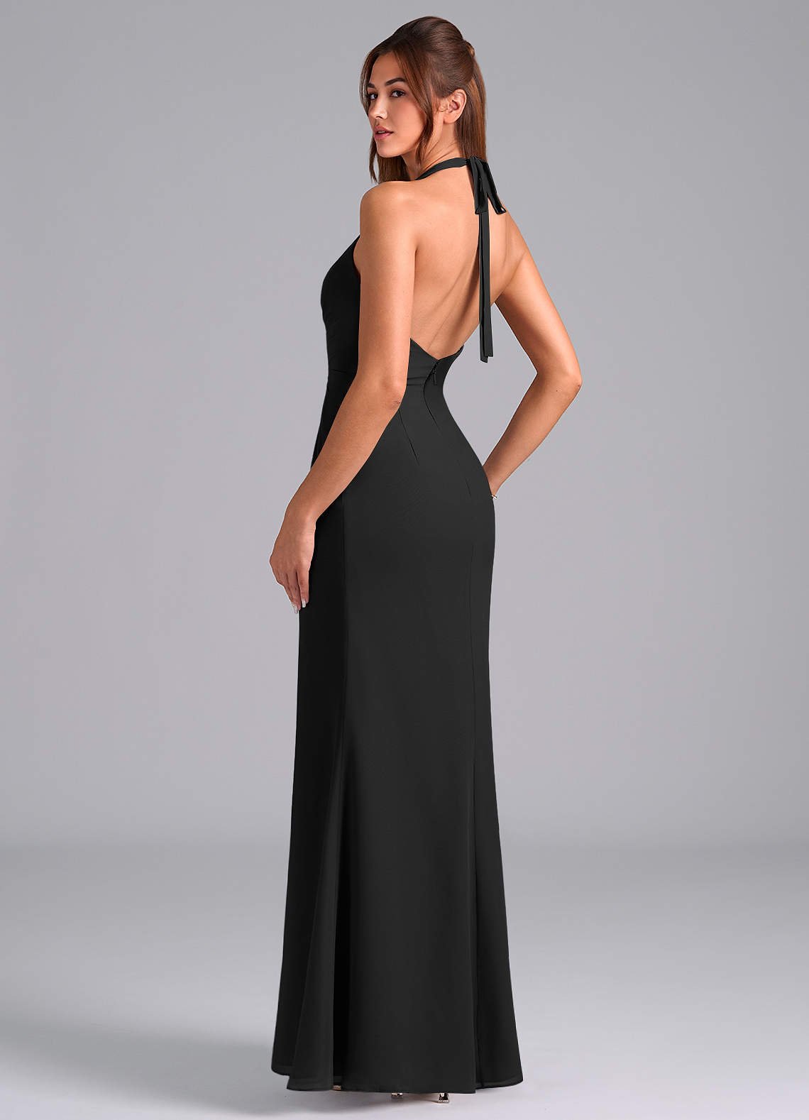 Valerie Mermaid V-Neck Chiffon Bridesmaid Dress