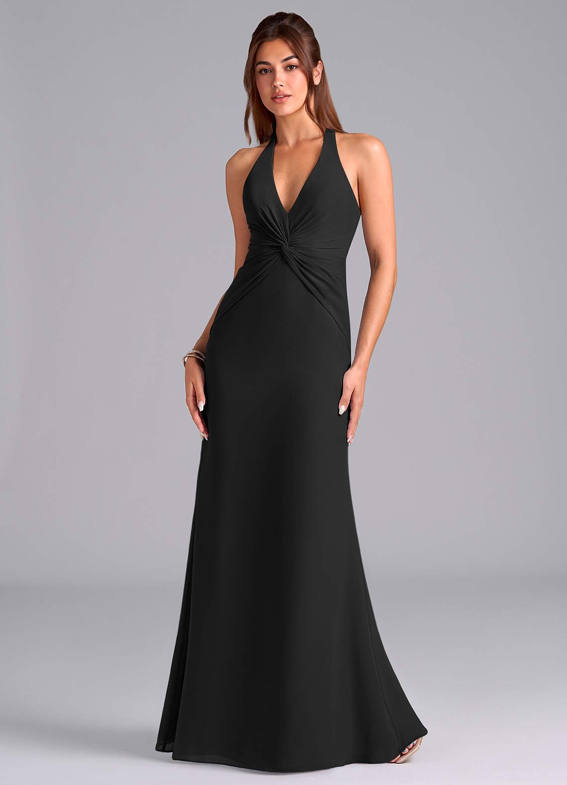 Valerie Mermaid V-Neck Chiffon Bridesmaid Dress
