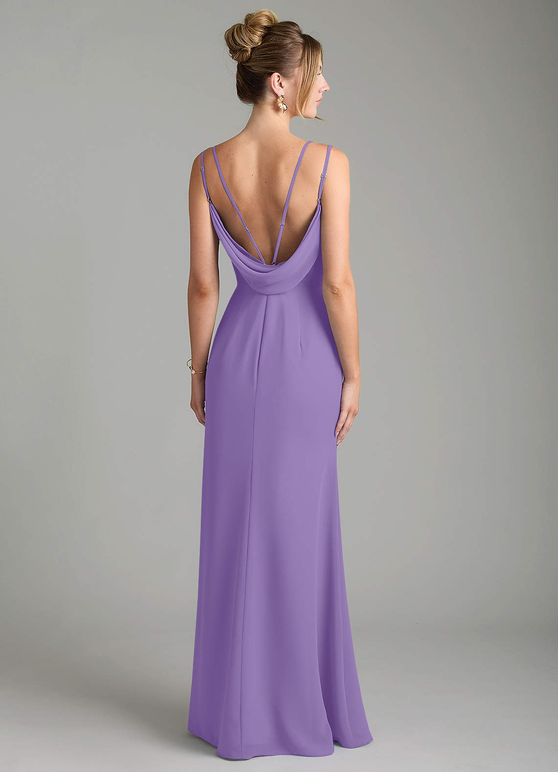 Egypt Sheath Sweetheart Chiffon Bridesmaid Dress in Tahiti