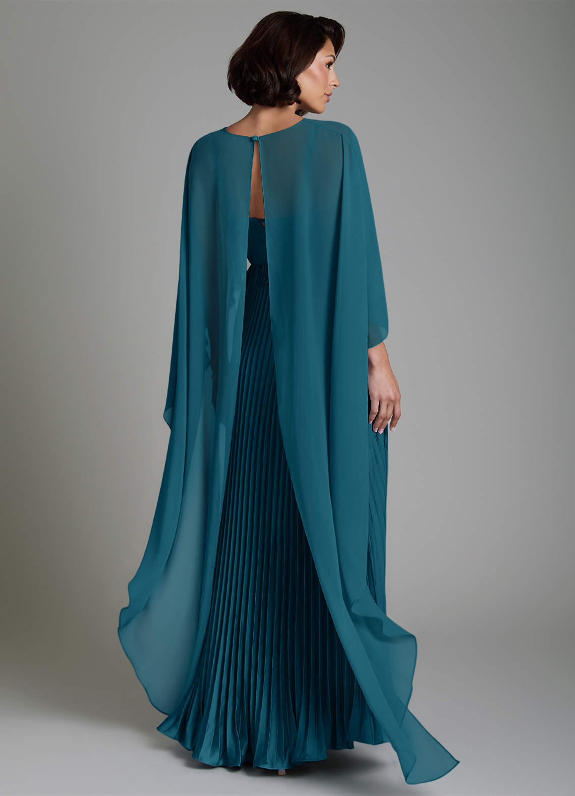 Micah A-Line Sweetheart Stretch Satin and Chiffon Bridesmaid Dress in Ink Blue