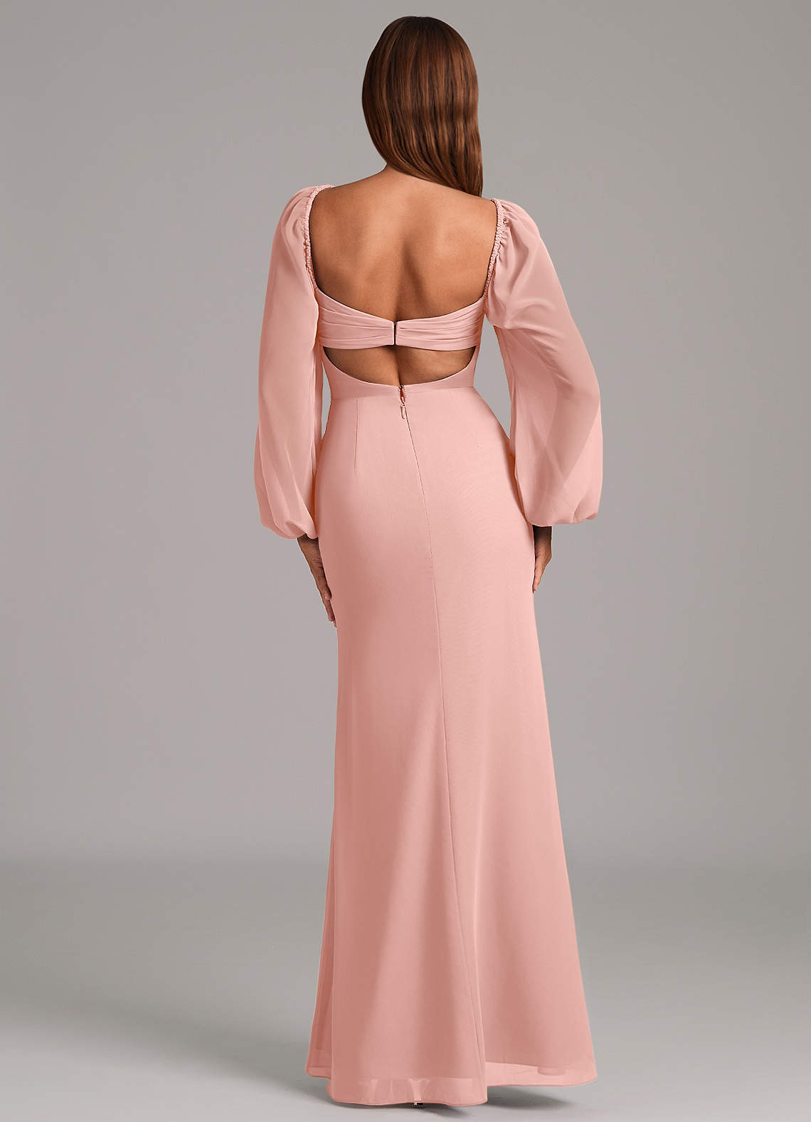Brixley Mermaid Sweetheart Chiffon Bridesmaid Dress in Rosette