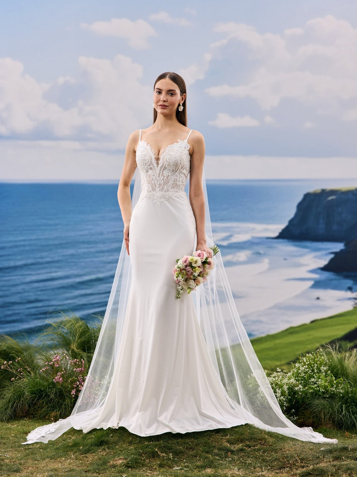 Darelle wedding dress - front view
