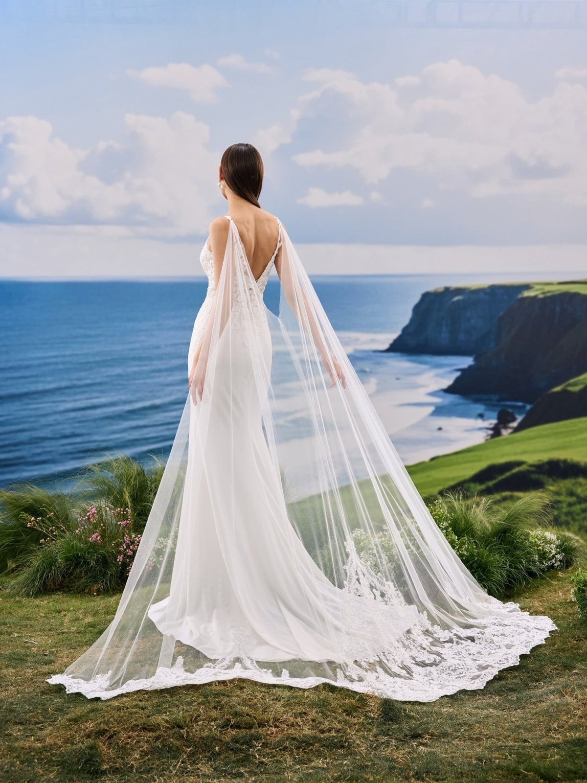 Darelle wedding dress - back view