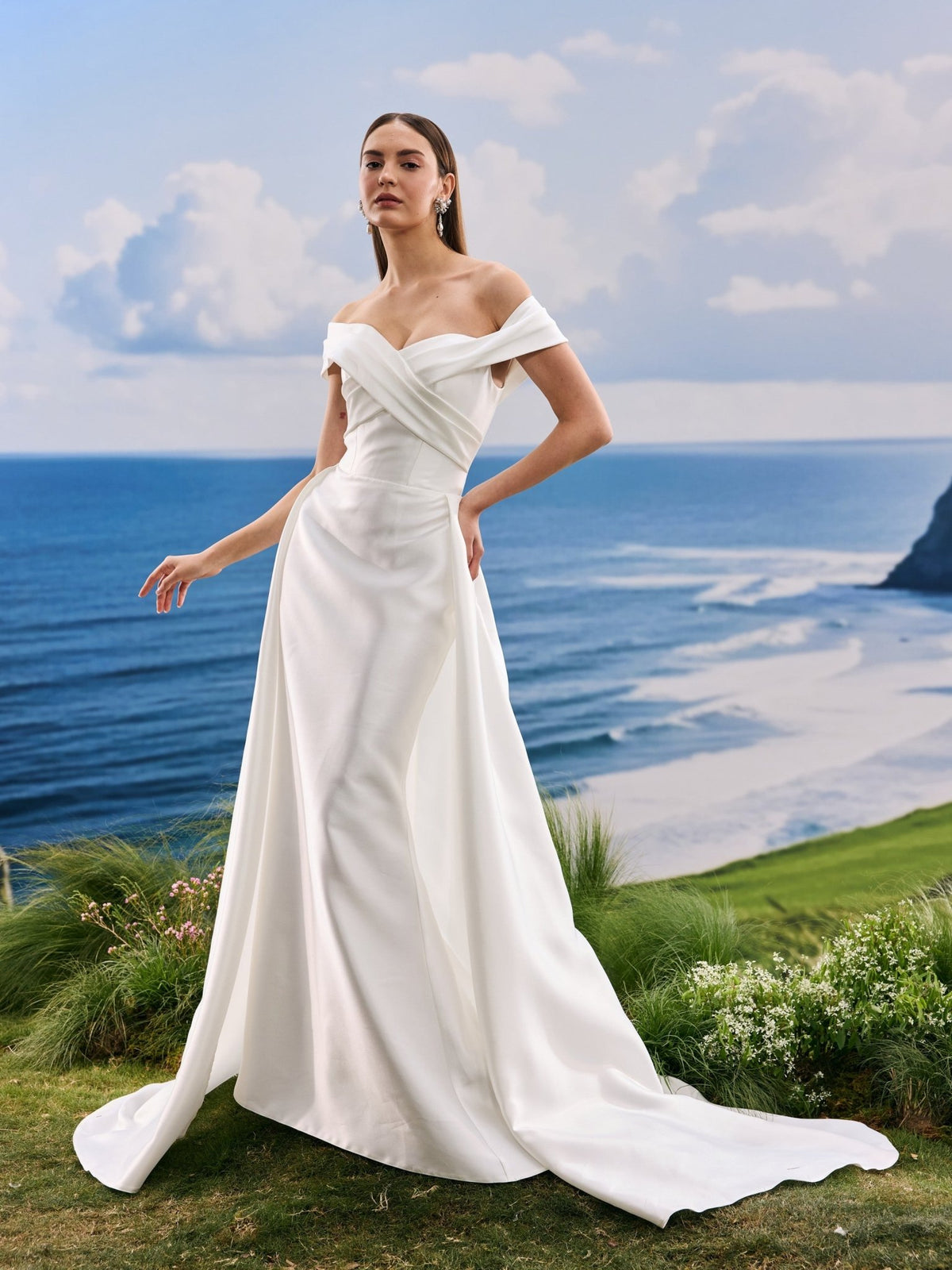 Delyra wedding dress - bridal style view
