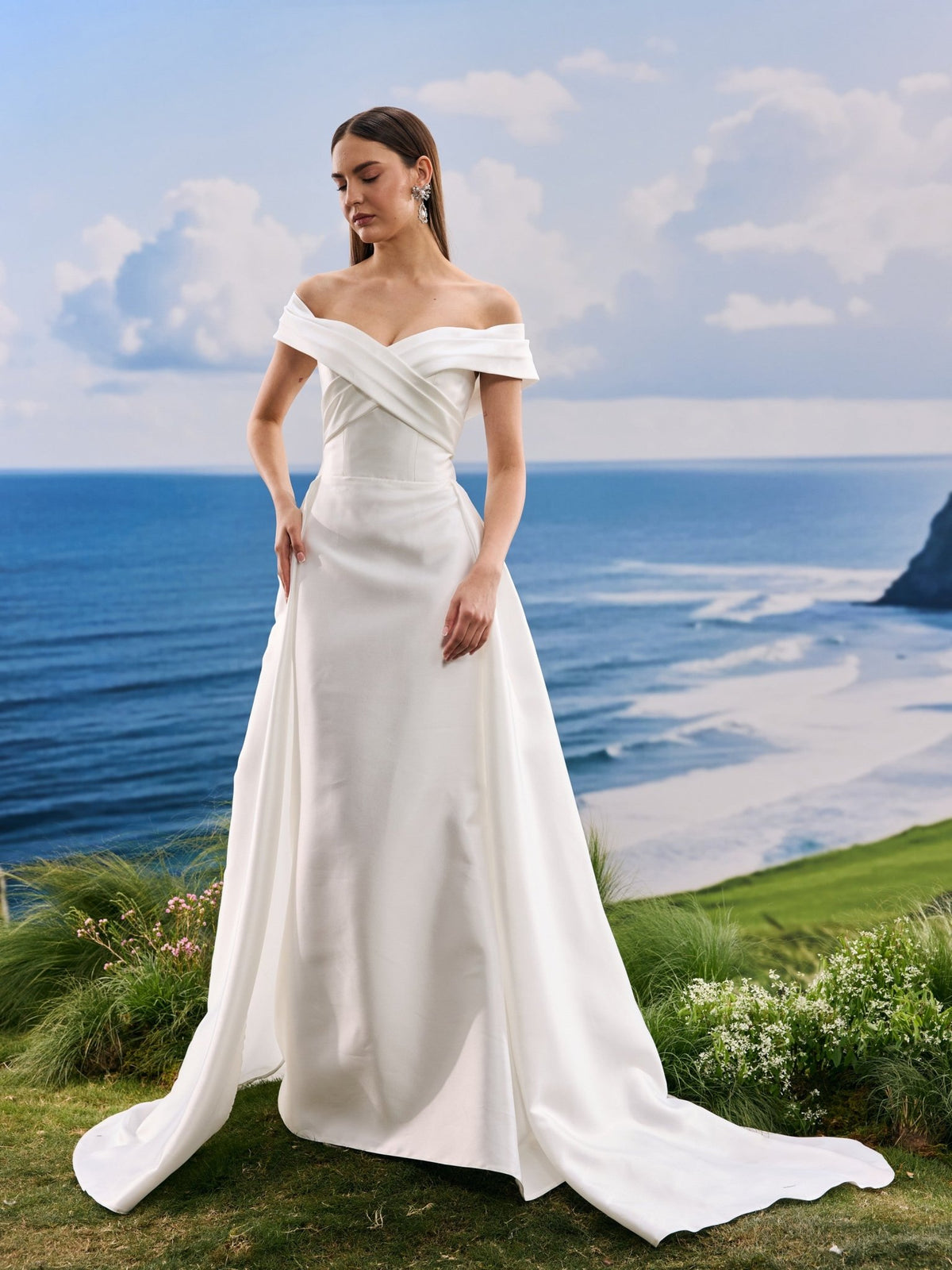 Delyra wedding dress - bridal style view