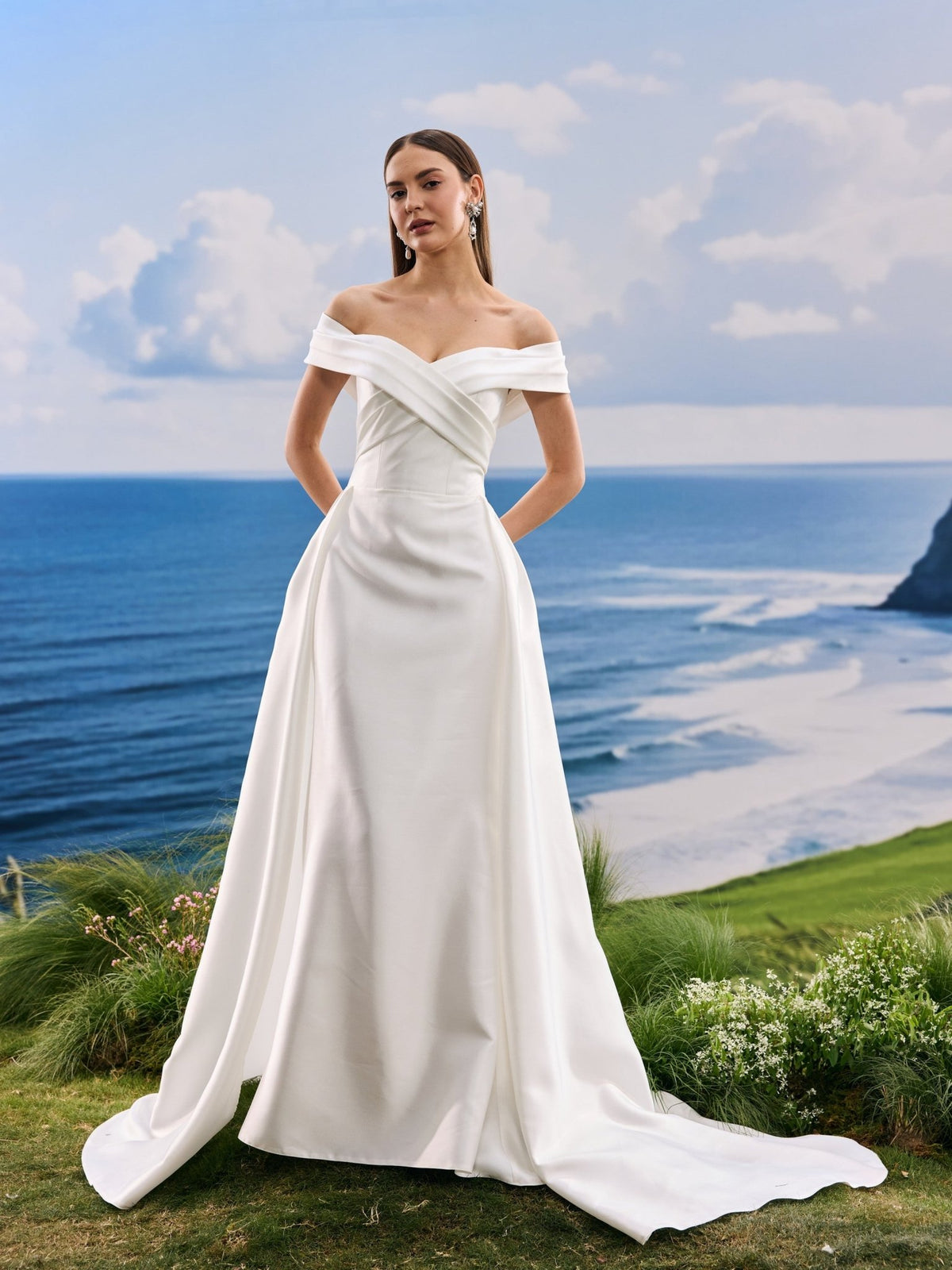 Delyra wedding dress - bridal style view