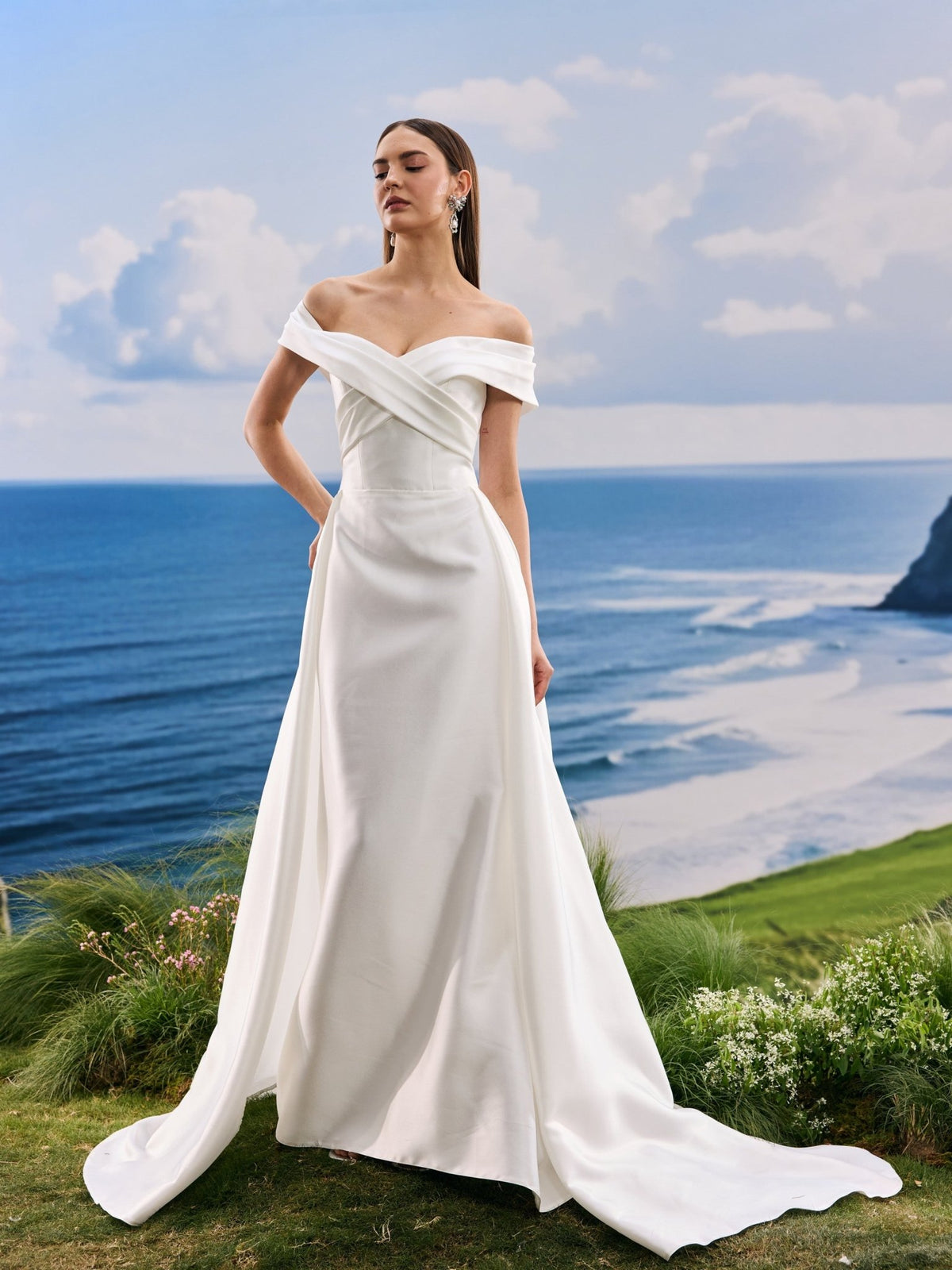 Delyra wedding dress - bridal style view