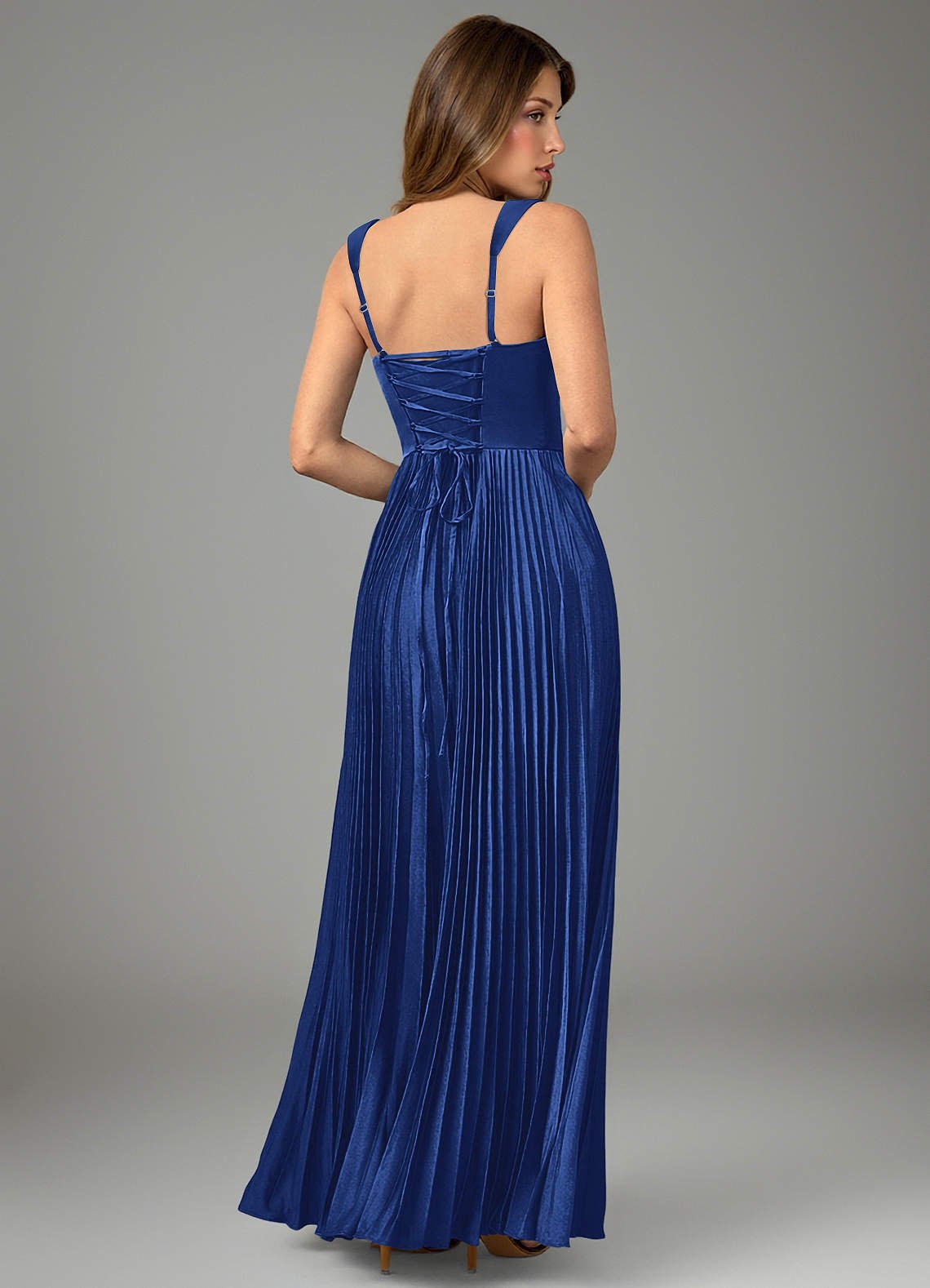 Avenelle A-Line Sweetheart Stretch Satin Bridesmaid Dress in Royal Blue