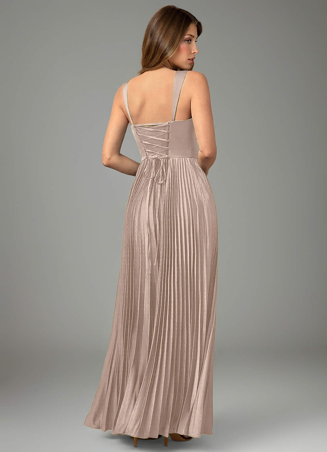 Avenelle A-Line Sweetheart Stretch Satin Bridesmaid Dress in English Rose