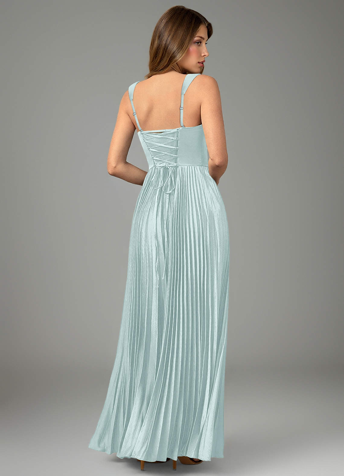 Avenelle A-Line Sweetheart Stretch Satin Bridesmaid Dress in Mist