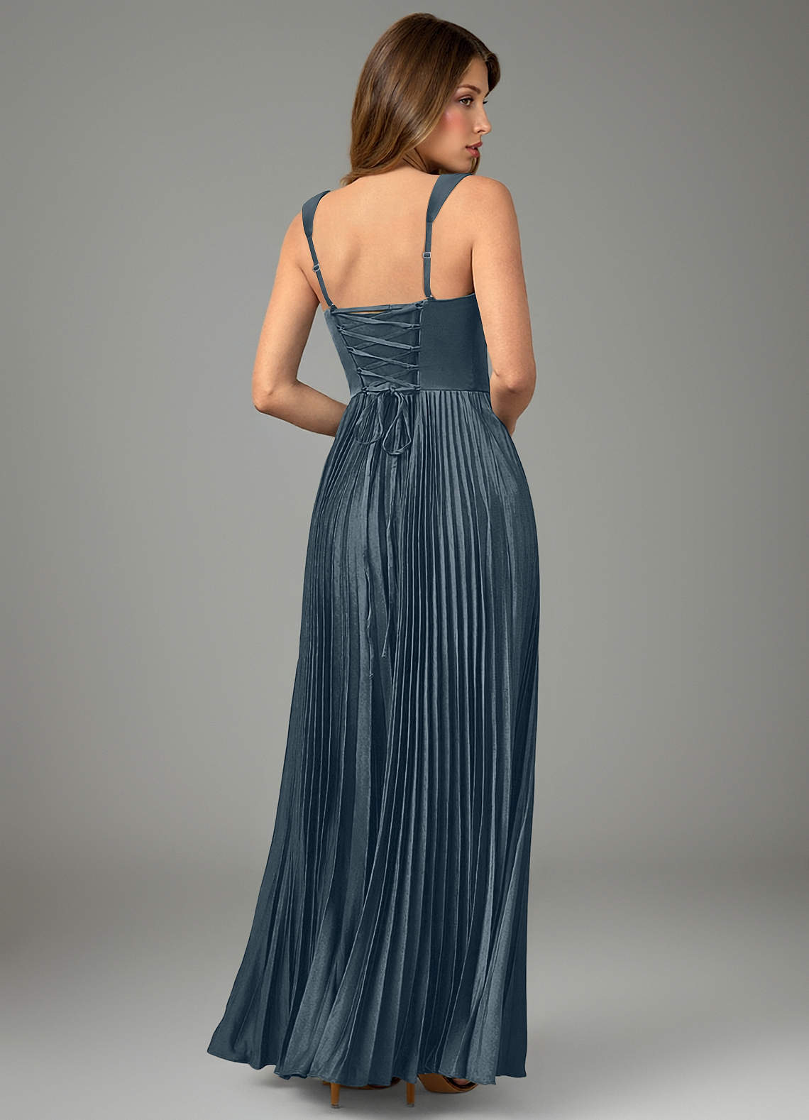 Avenelle A-Line Sweetheart Stretch Satin Bridesmaid Dress in Twilight
