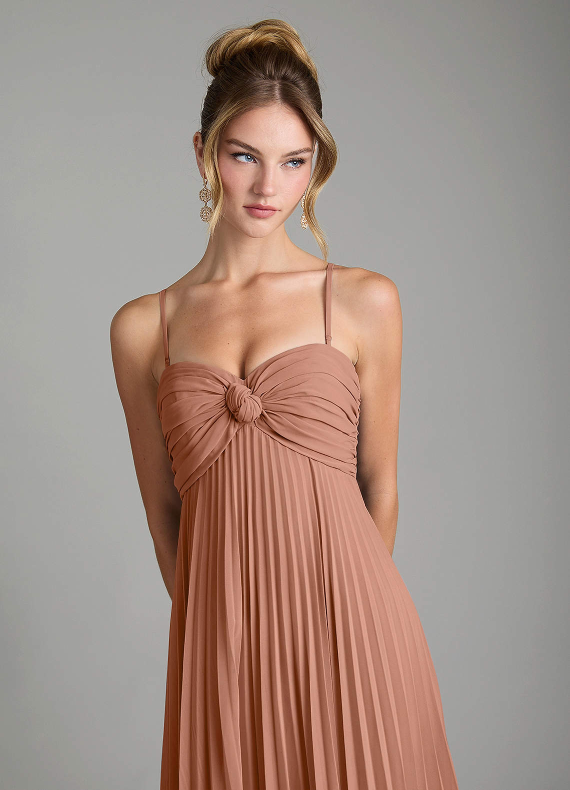 Tempest A-Line Sweetheart Chiffon Bridesmaid Dress in Bronzer