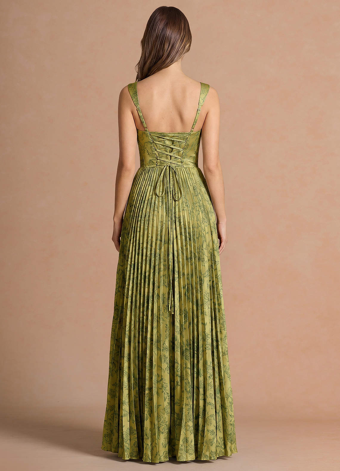 Isonelle A-Line Sweetheart Jacquard Wedding Guest Dress in Moss Navy
