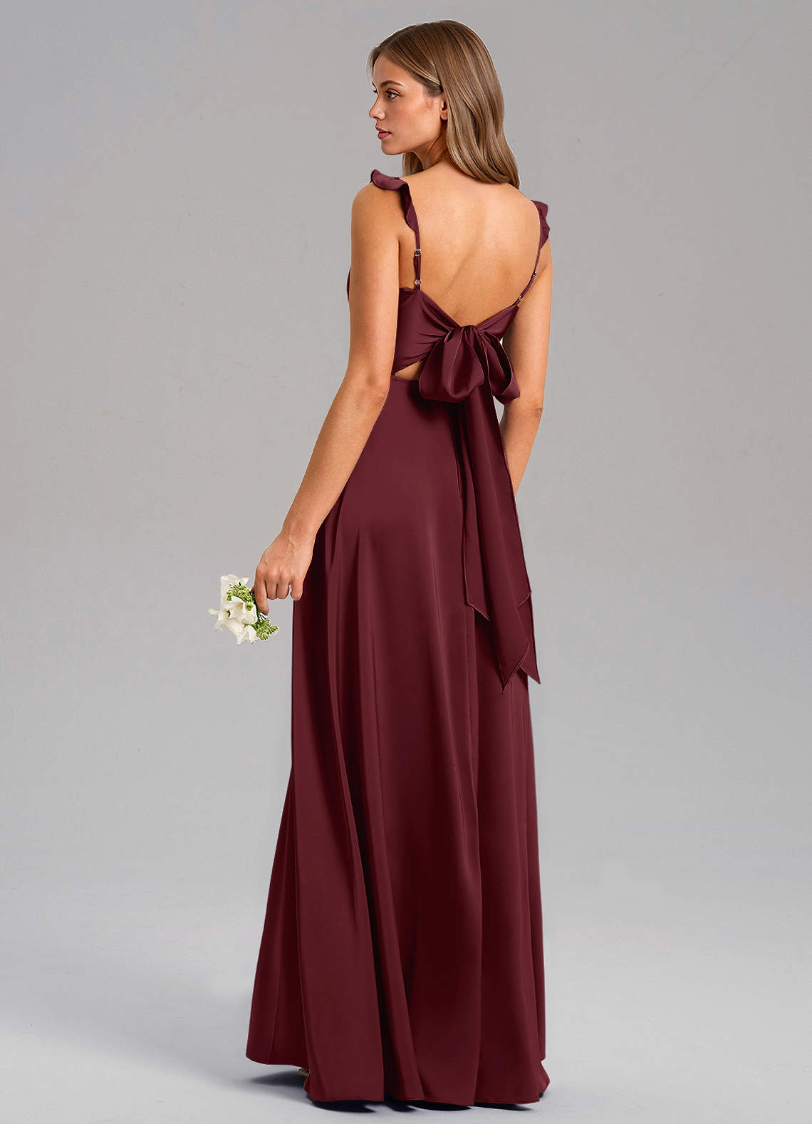 Everett A-Line V-Neck Chiffon Bridesmaid Dress