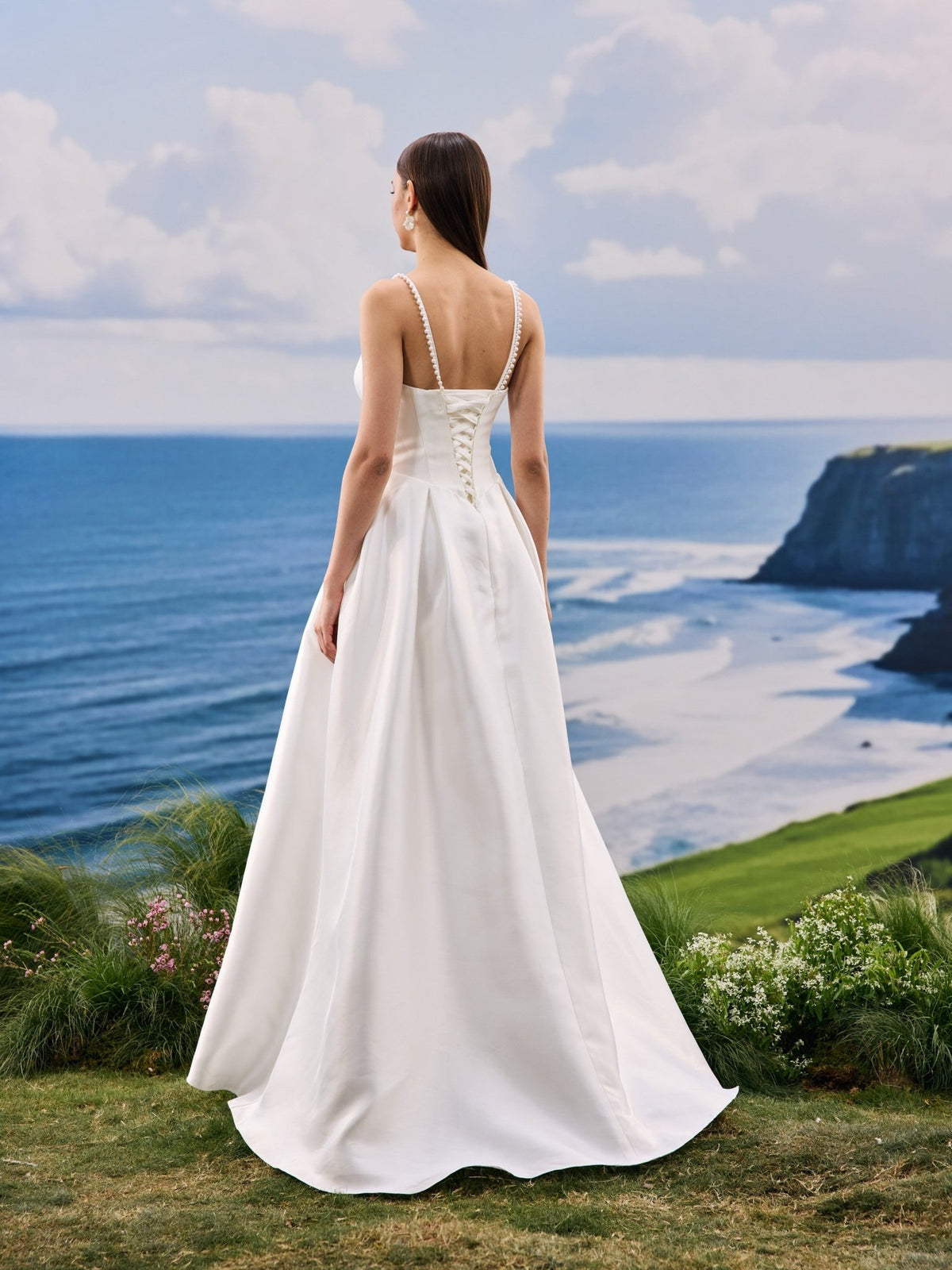 Faylin wedding dress - back view