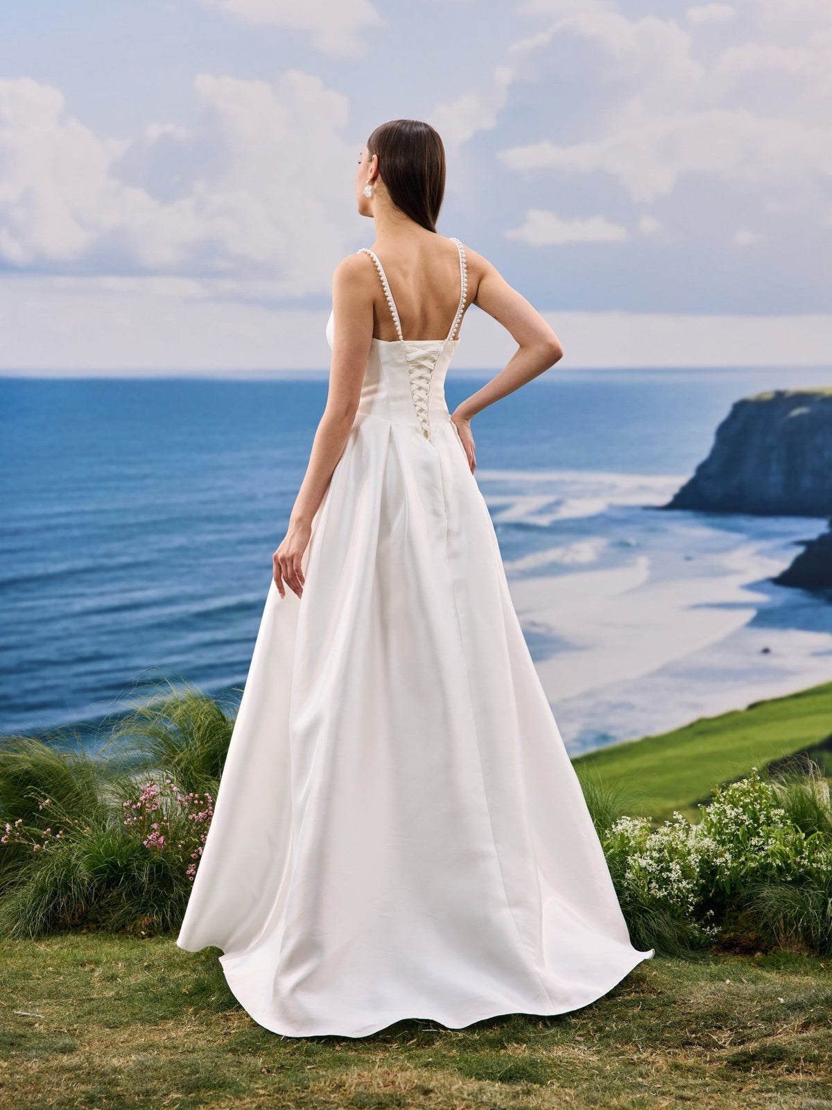 Faylin wedding dress - back view