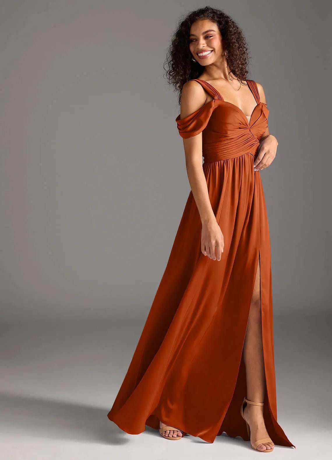 Lianne A-Line Sweetheart Stretch Satin Bridesmaid Dress