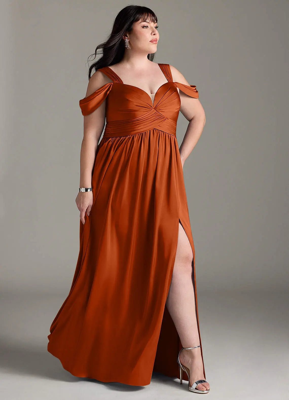 Lianne A-Line Sweetheart Stretch Satin Bridesmaid Dress