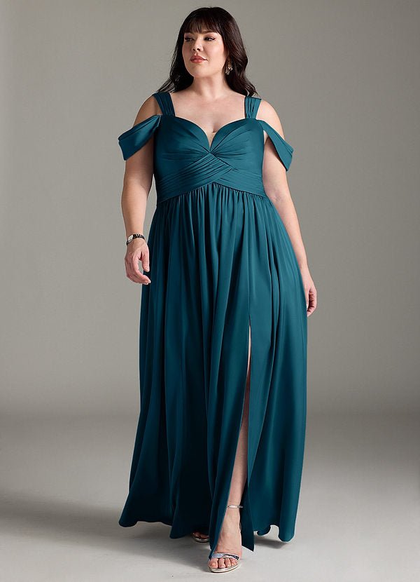 Fionora A-Line Sweetheart Stretch Satin Bridesmaid Dress - ZHEXUDAI