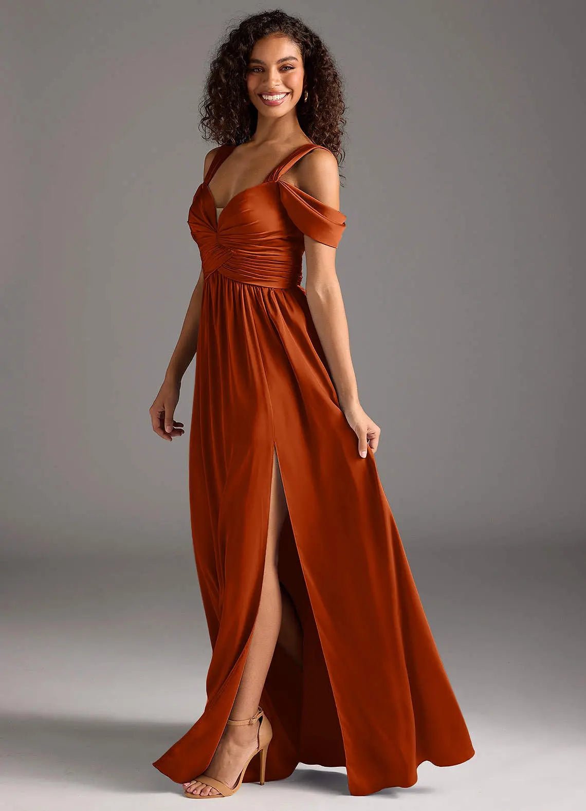 Lianne A-Line Sweetheart Stretch Satin Bridesmaid Dress
