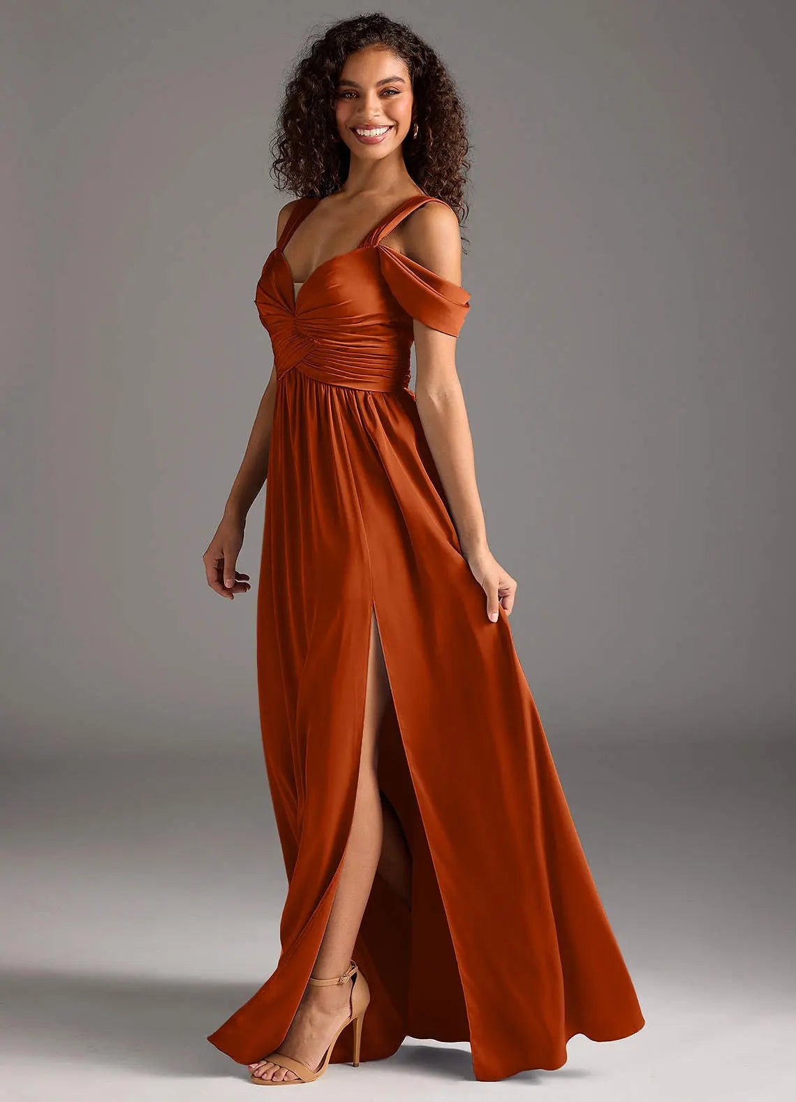 Lianne A-Line Sweetheart Stretch Satin Bridesmaid Dress