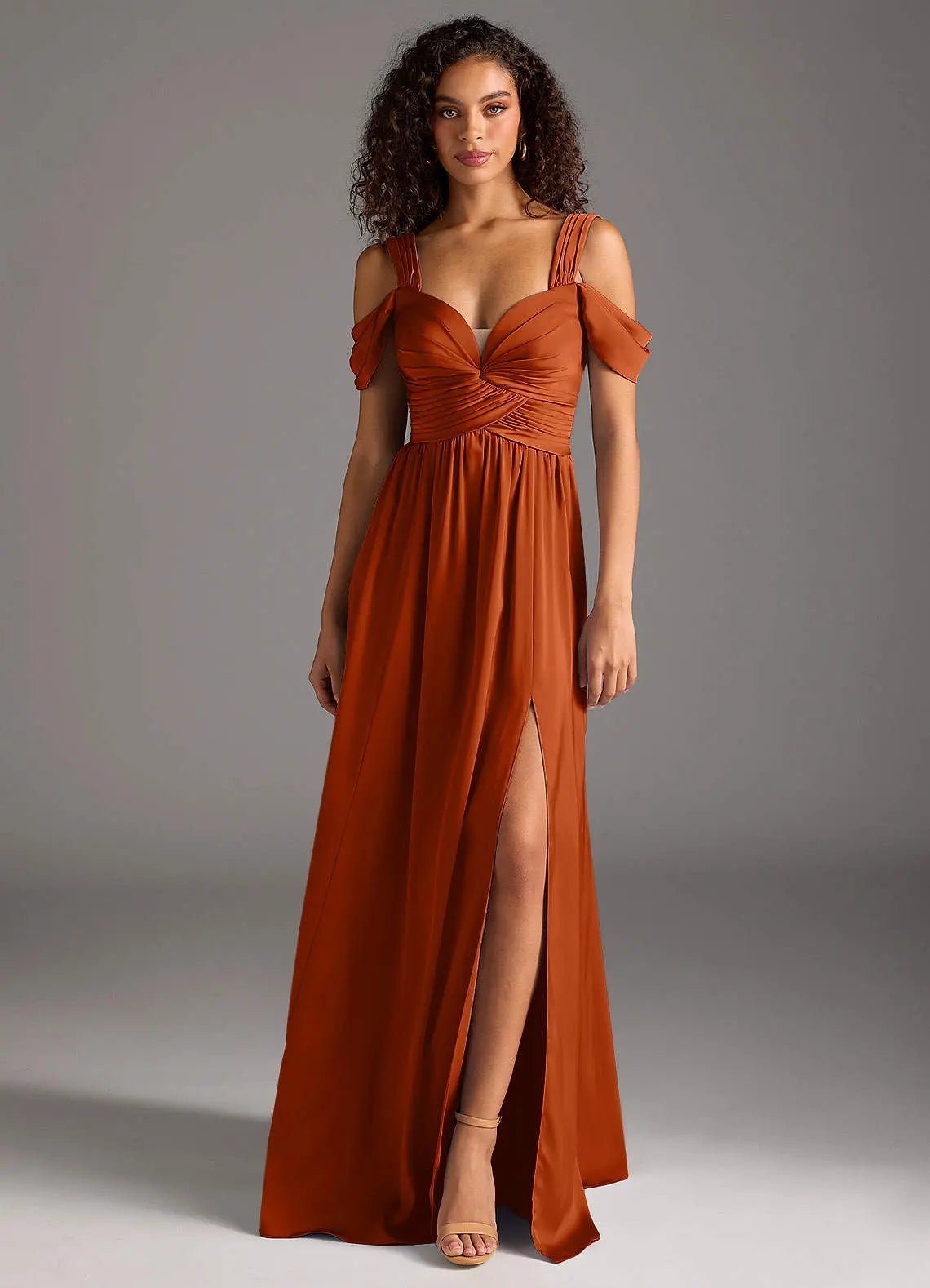Lianne A-Line Sweetheart Stretch Satin Bridesmaid Dress