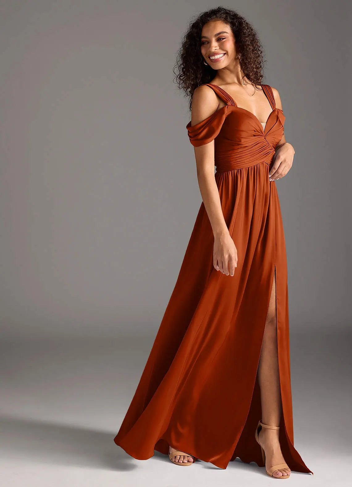 Lianne A-Line Sweetheart Stretch Satin Bridesmaid Dress