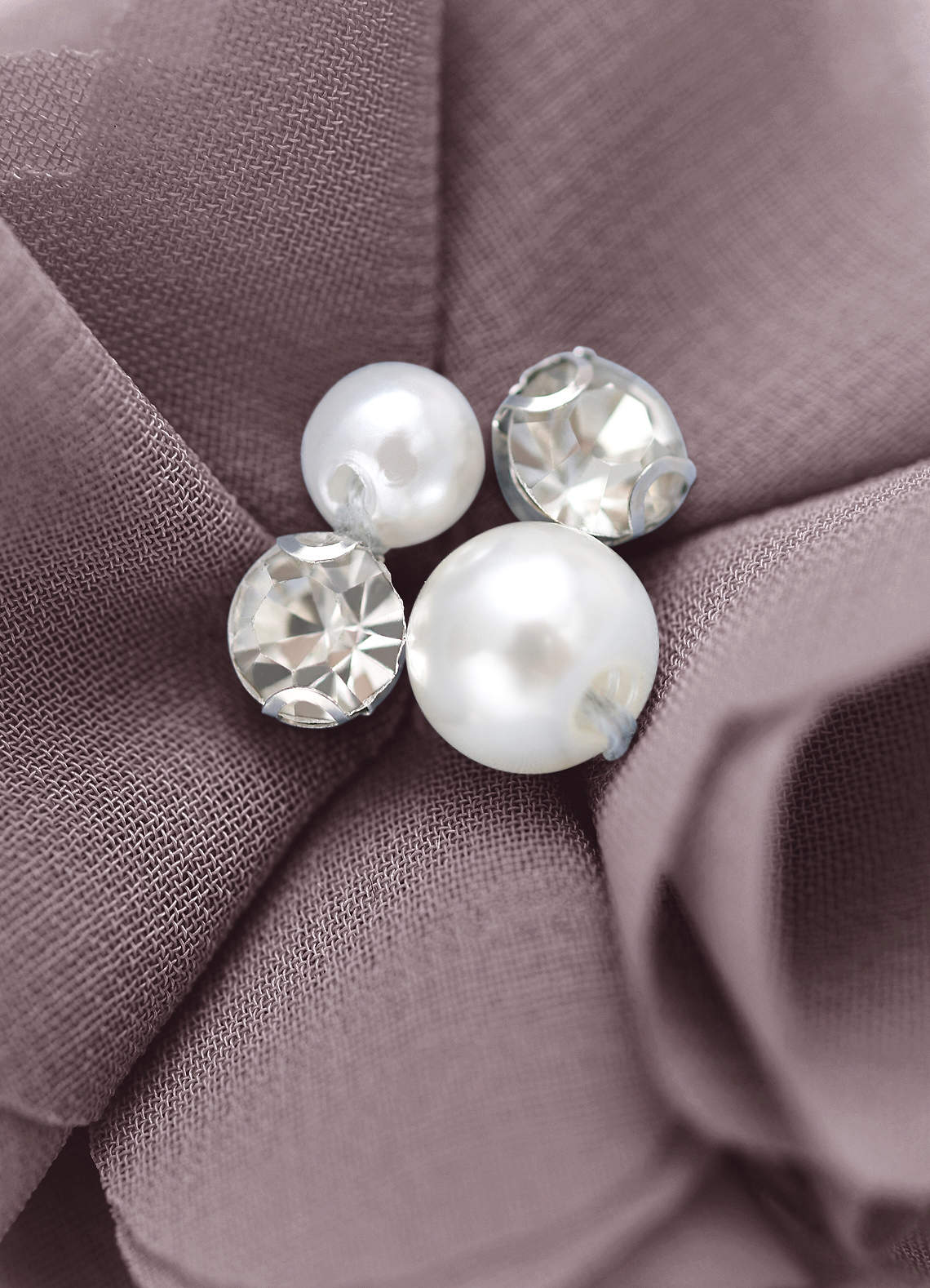 Four-Piece Matching Color Chiffon Hair Clip Set — Dusk — 图 175/250
