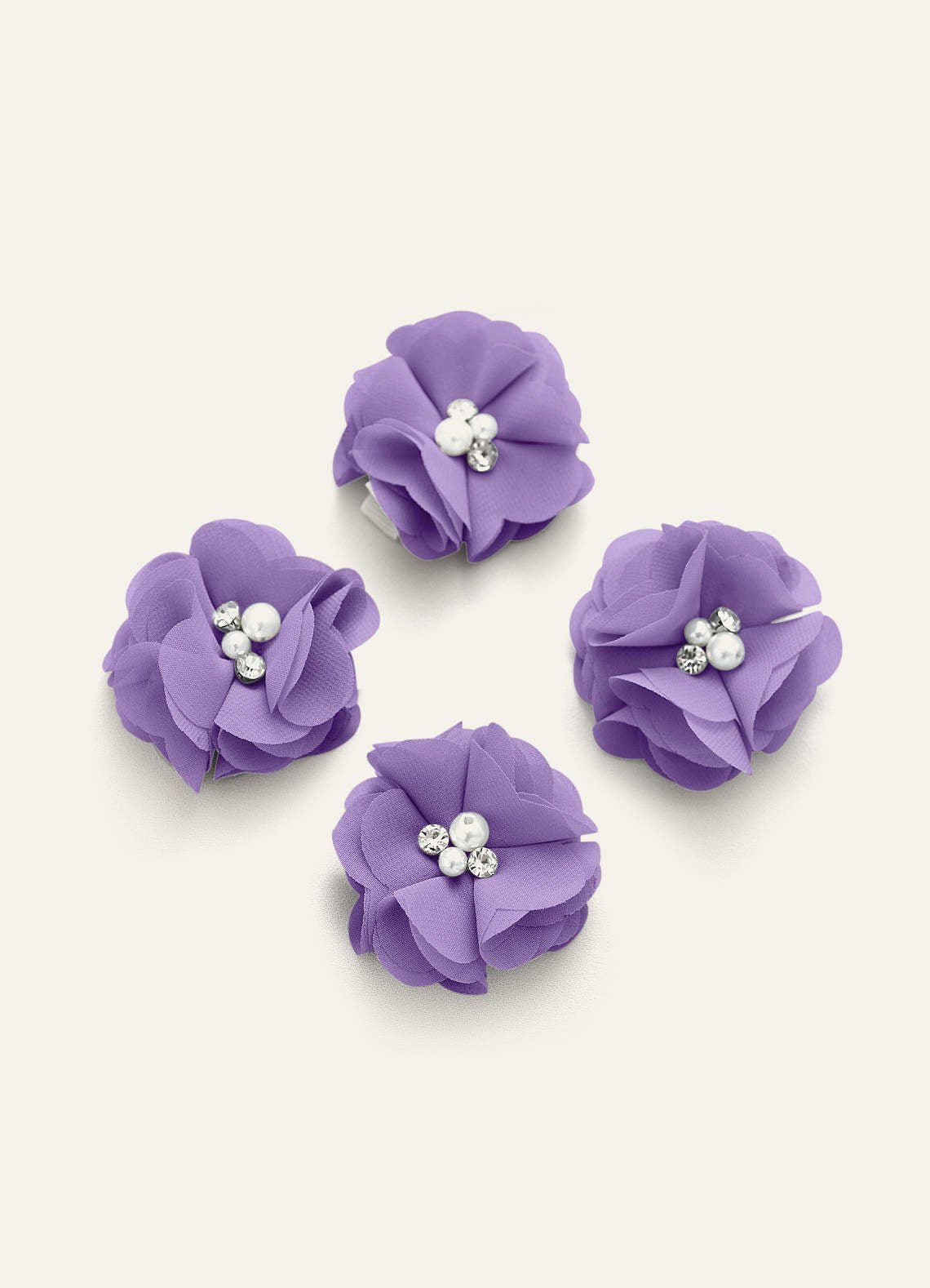 Four-Piece Matching Color Chiffon Hair Clip Set — Tahiti — 图 36/250