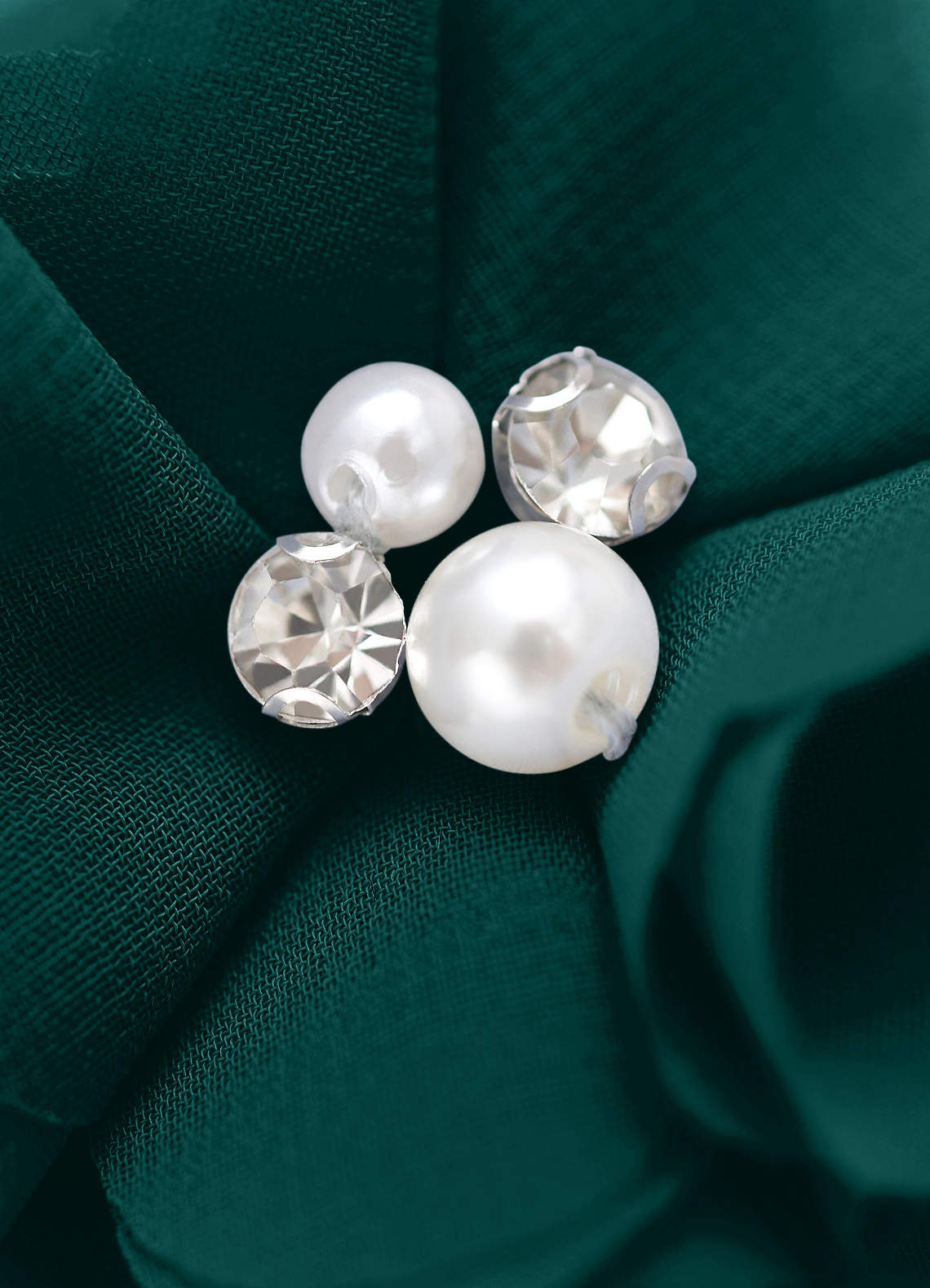 Four-Piece Matching Color Chiffon Hair Clip Set — Peacock — 图 207/250