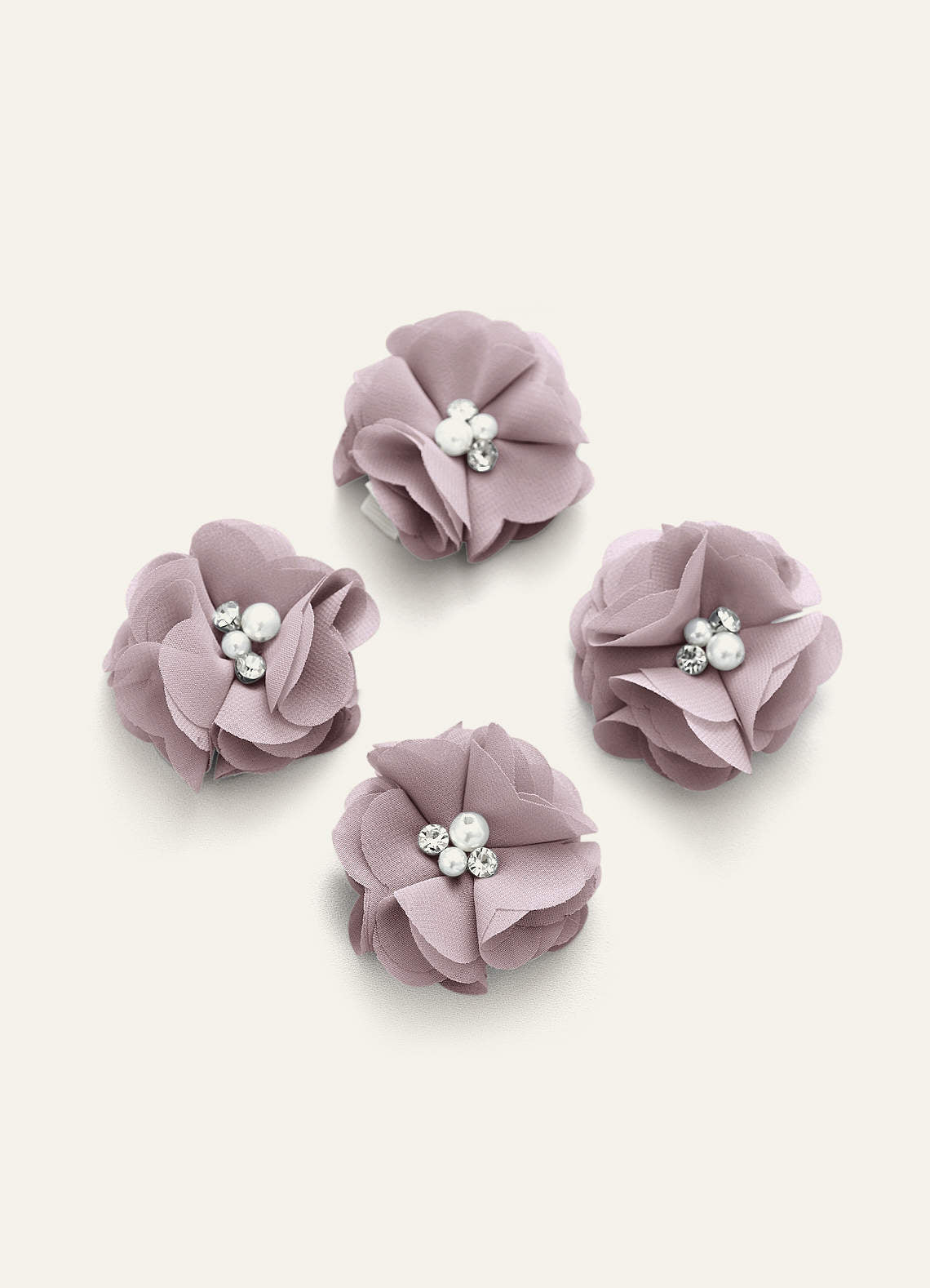 Four-Piece Matching Color Chiffon Hair Clip Set — Dusk — 图 43/250