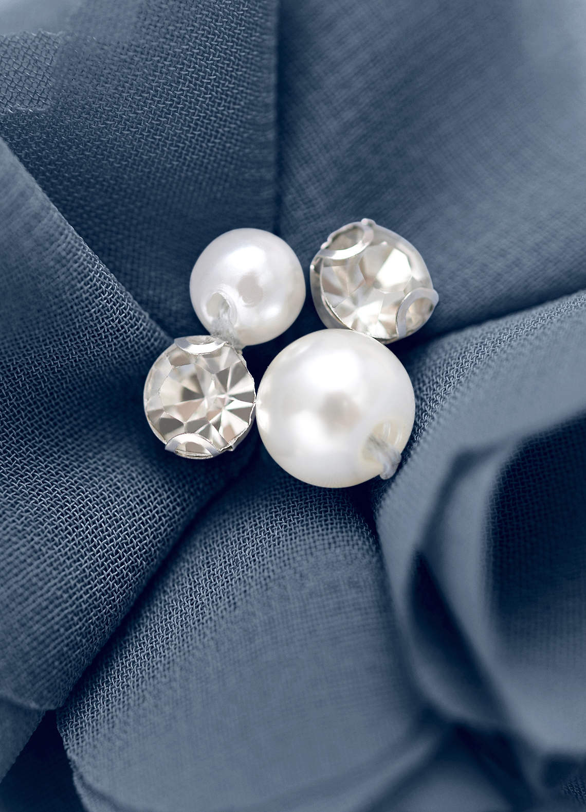 Four-Piece Matching Color Chiffon Hair Clip Set — Twilight — 图 217/250