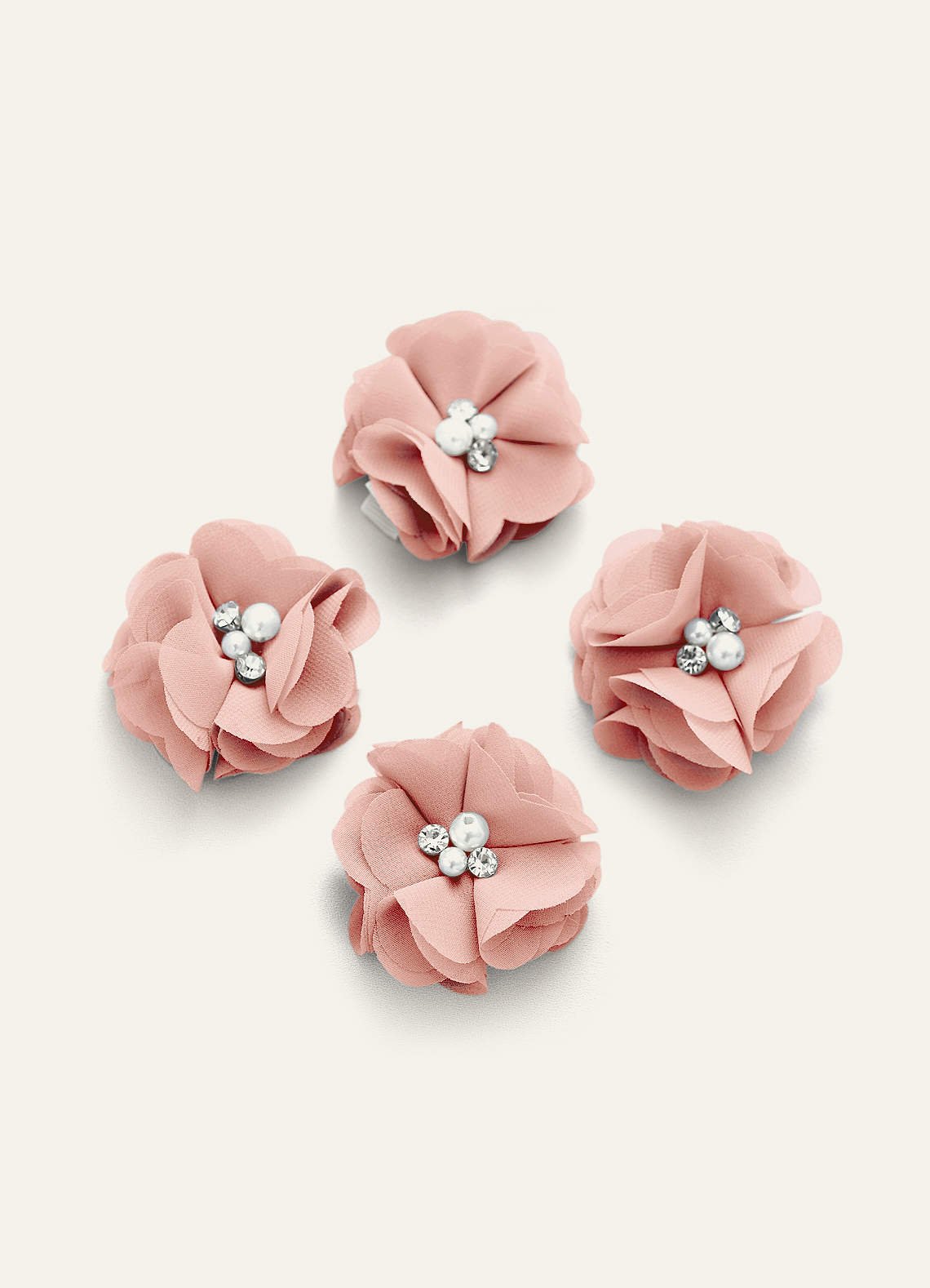 Four-Piece Matching Color Chiffon Hair Clip Set — Rosette — 图 28/250