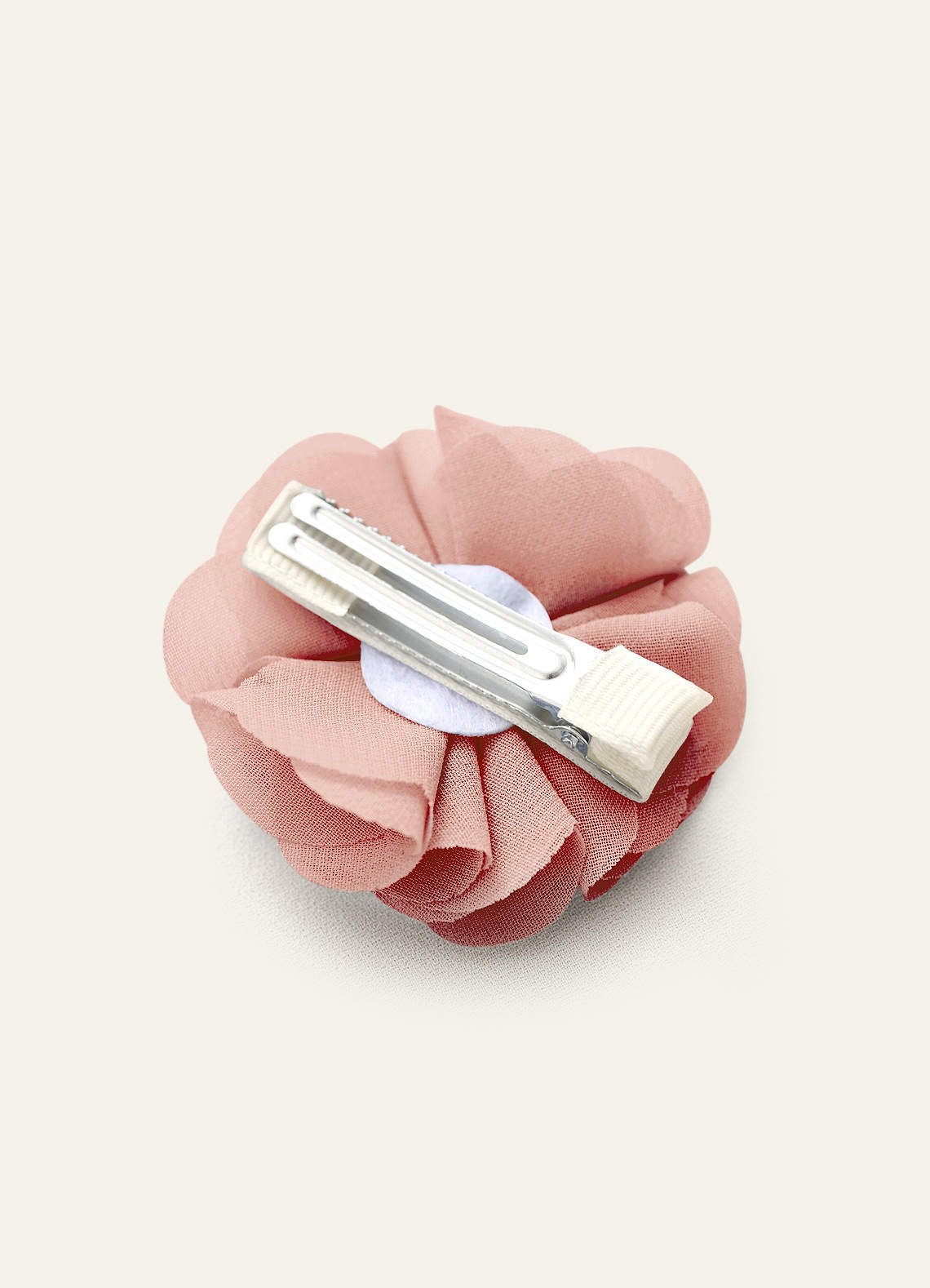 Four-Piece Matching Color Chiffon Hair Clip Set — Rosette — 图 160/250