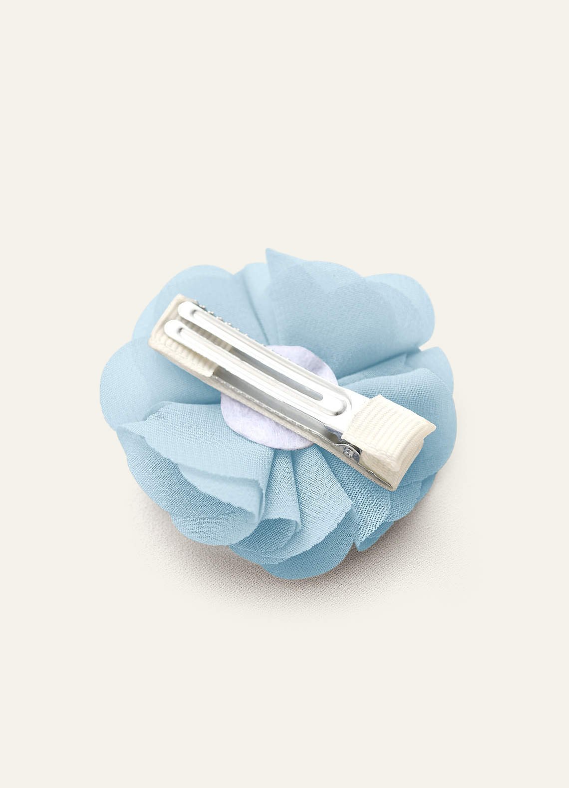 Four-Piece Matching Color Chiffon Hair Clip Set — Sky Blue — 图 145/250