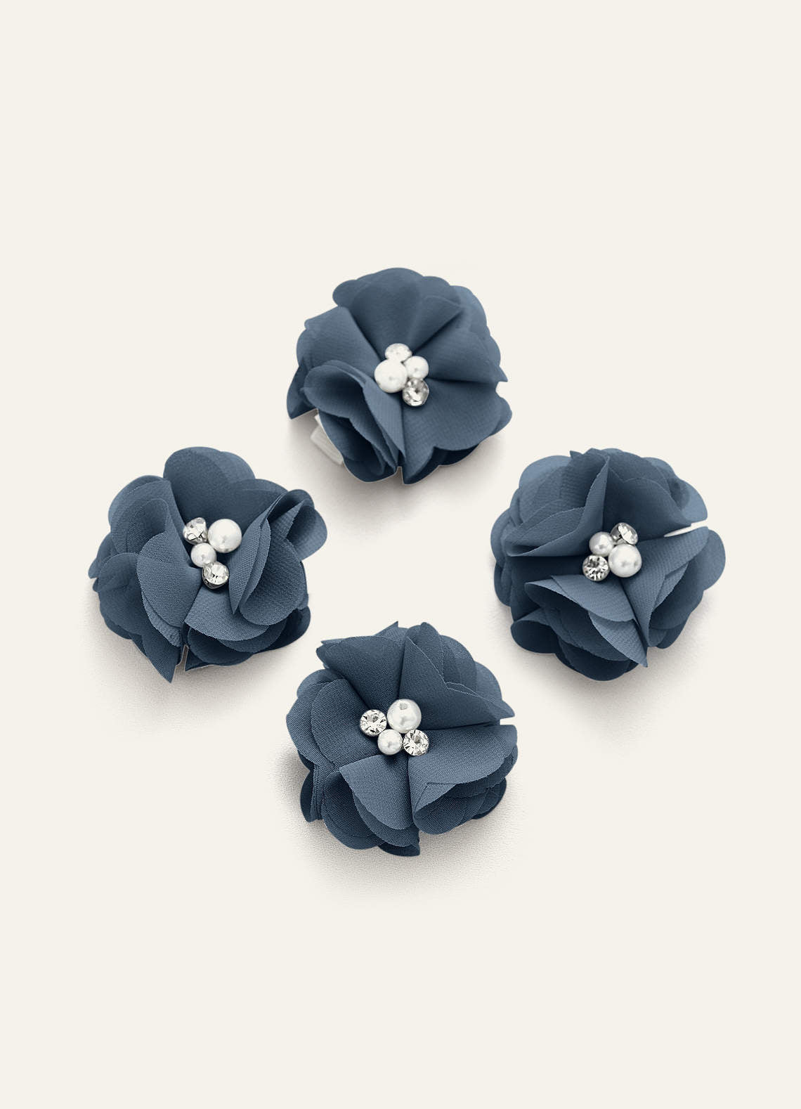Four-Piece Matching Color Chiffon Hair Clip Set — Neptune — 图 24/250