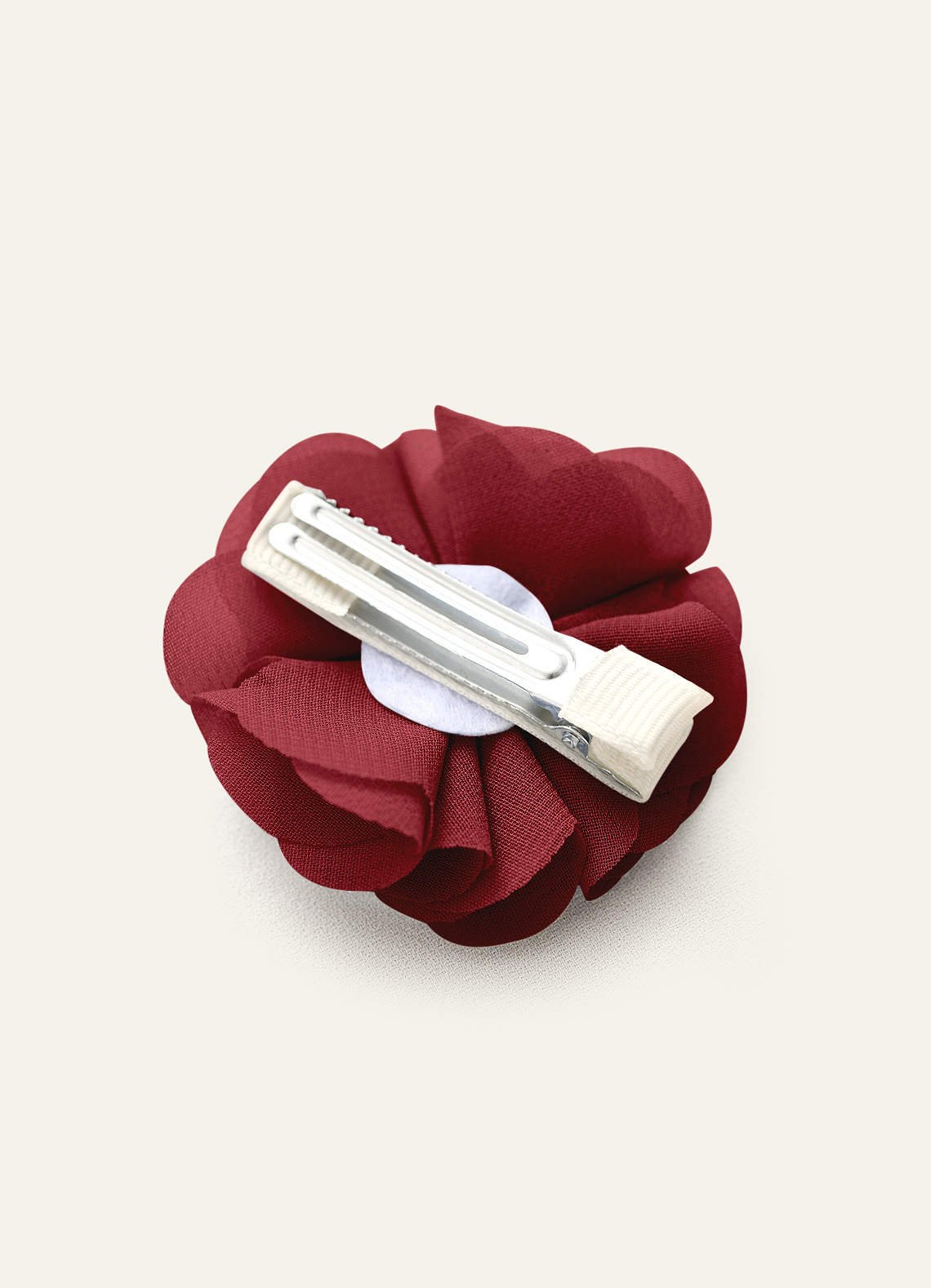 Four-Piece Matching Color Chiffon Hair Clip Set — Pomegranate — 图 198/250