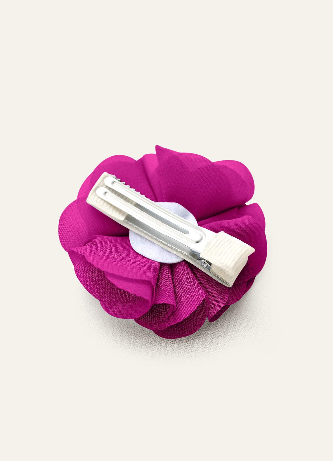 Four-Piece Matching Color Chiffon Hair Clip Set — Fuchsia — 图 164/250