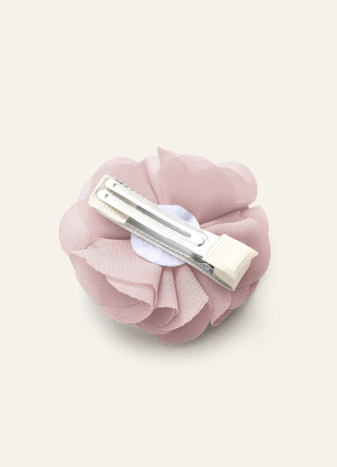 Four-Piece Matching Color Chiffon Hair Clip Set — Blushing Pink — 图 158/250